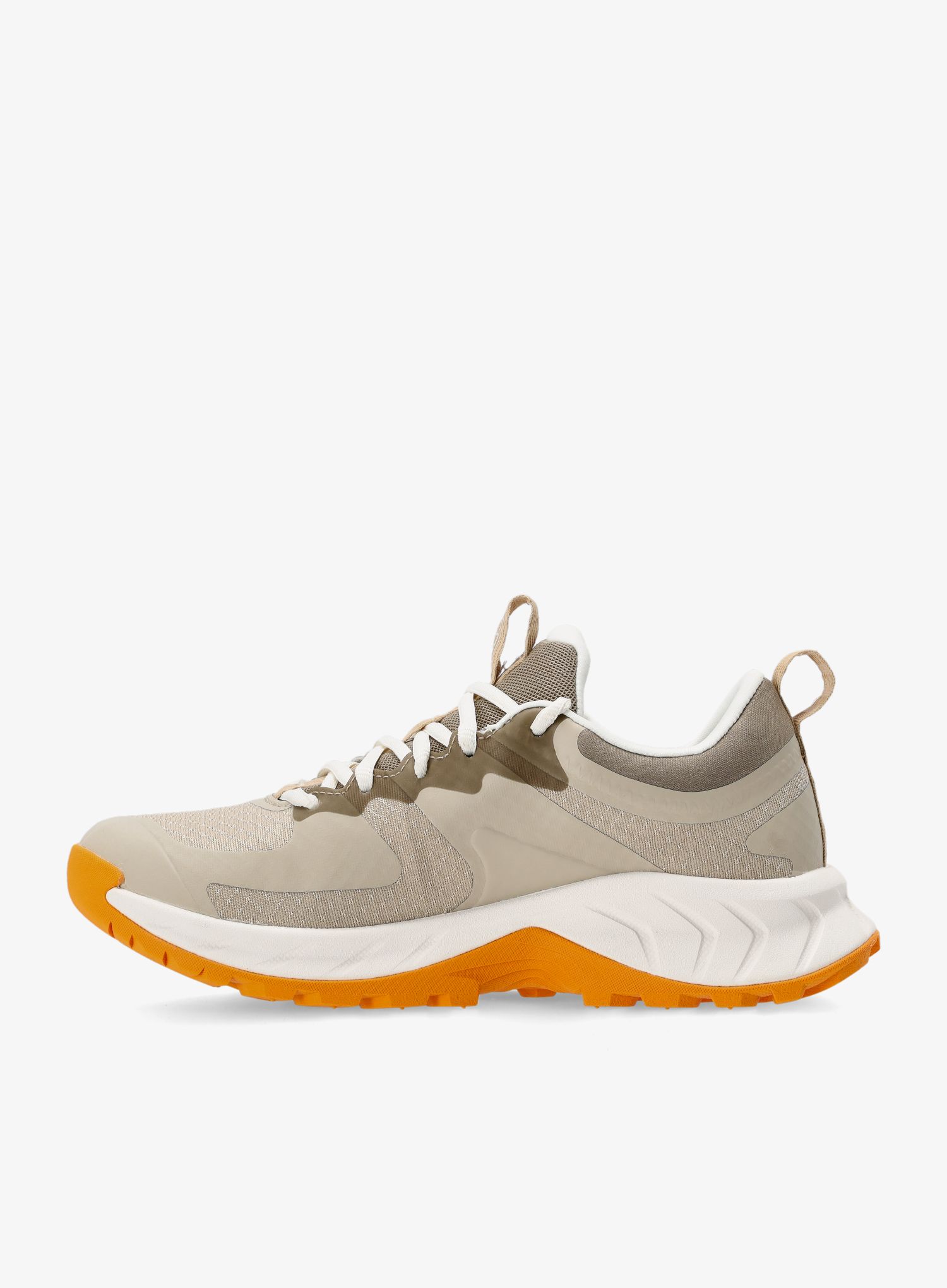 Ženski pohodniški čevlji Keen Versacore WP - plaza taupe/orange pepper