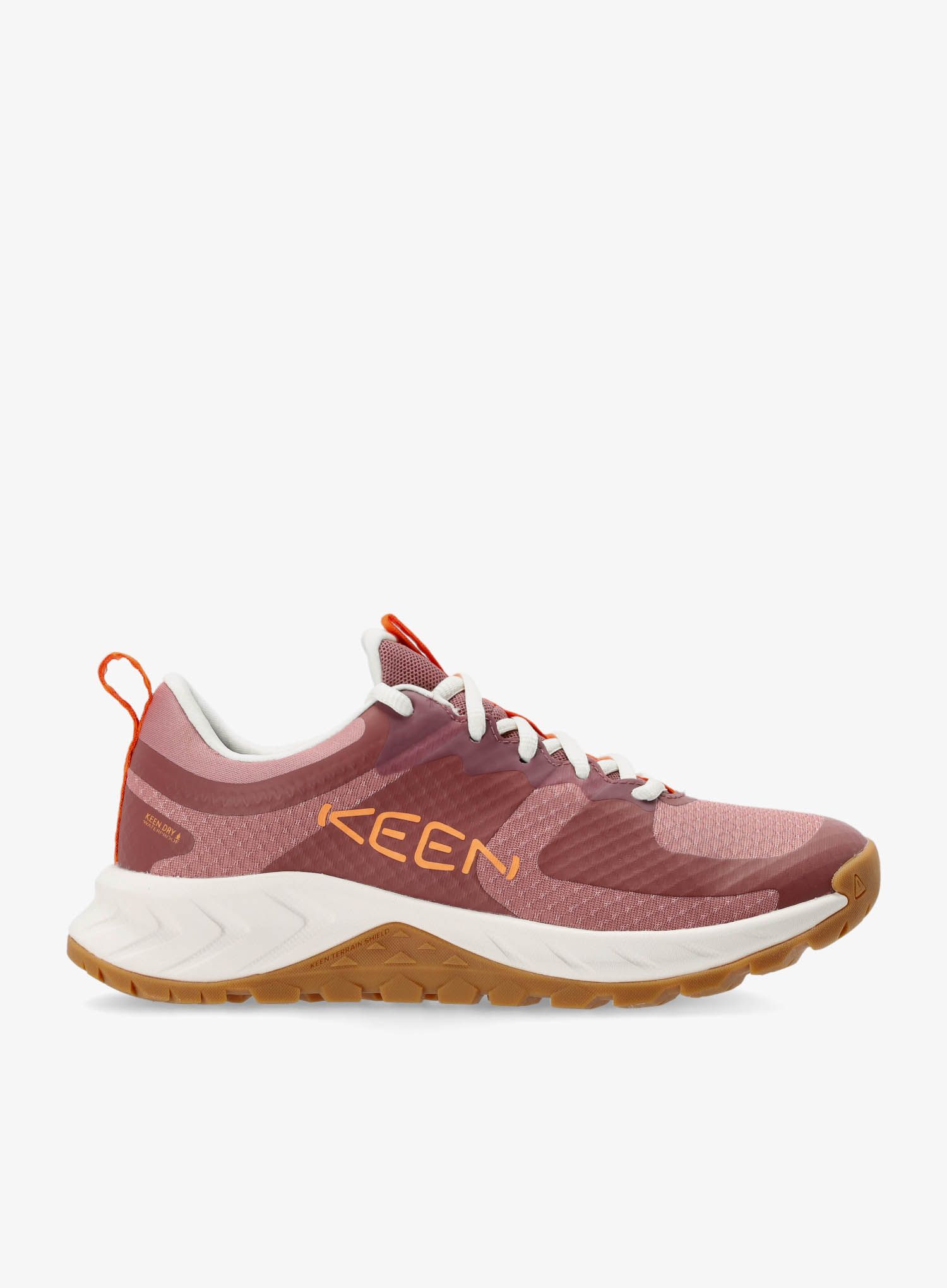 Ženski pohodniški čevlji Keen Versacore WP - rose brown/tangerine