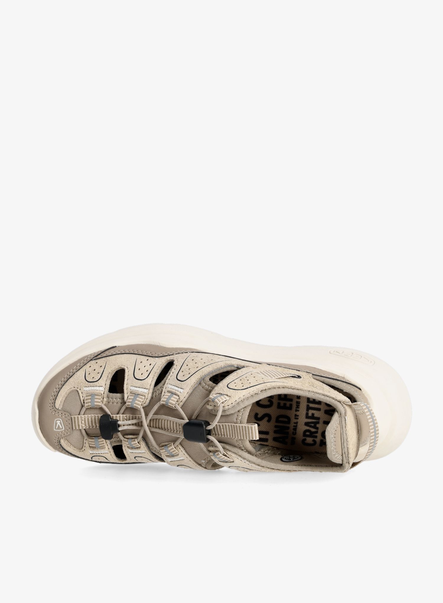 Ženski pohodniški sandali Keen WK450 Sandal - plaza taupe/black