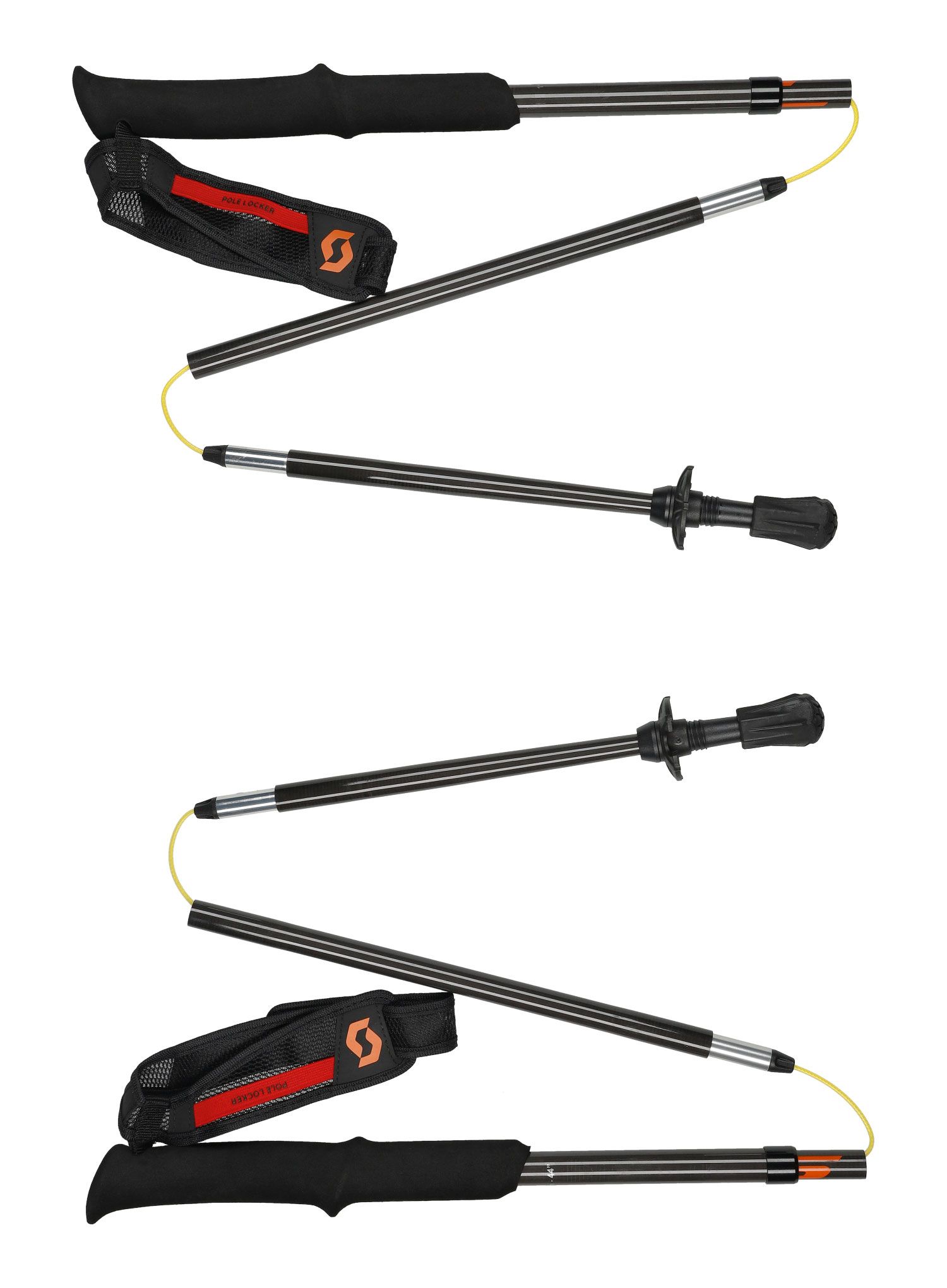 Tekaške palice SCOTT Trail Carbon - black