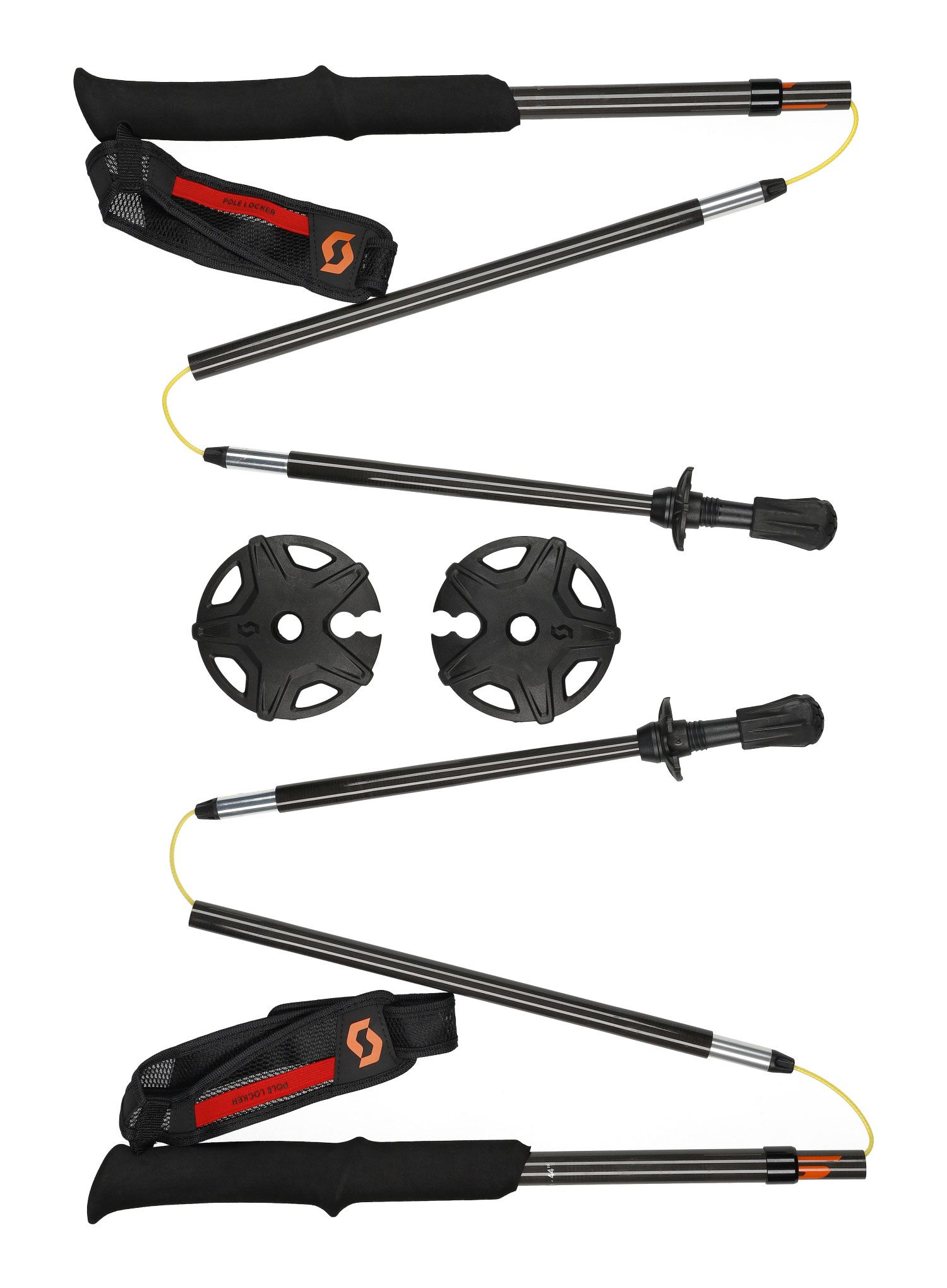 Tekaške palice SCOTT Trail Carbon - black