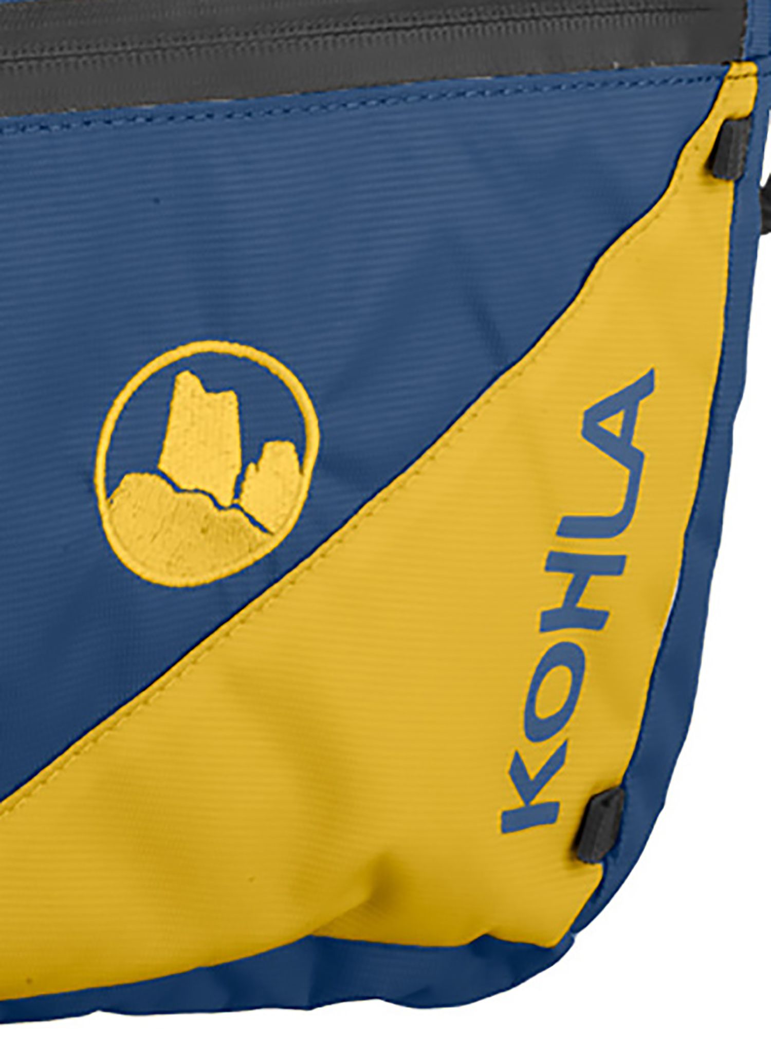 Torbica za okoli pasu Kohla Swift 5L - navy peony/lemon curry