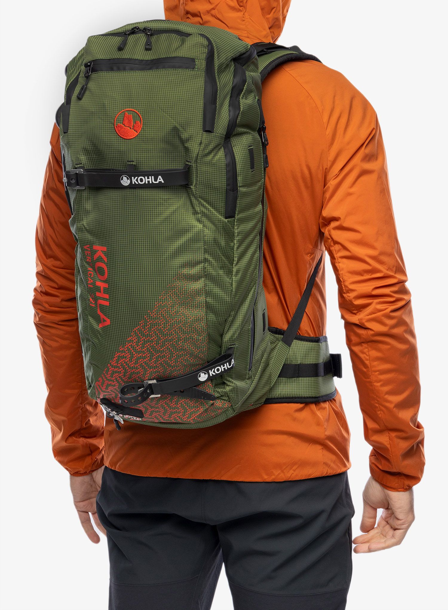 Nahrbtnik za turno smučanje Kohla Vertical 32L - bronze/green