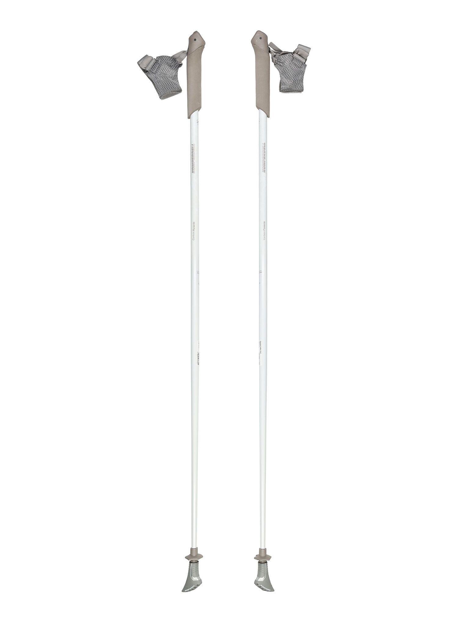 Palice za nordijsko hojo Komperdell Poniente Carbon Pearl - white