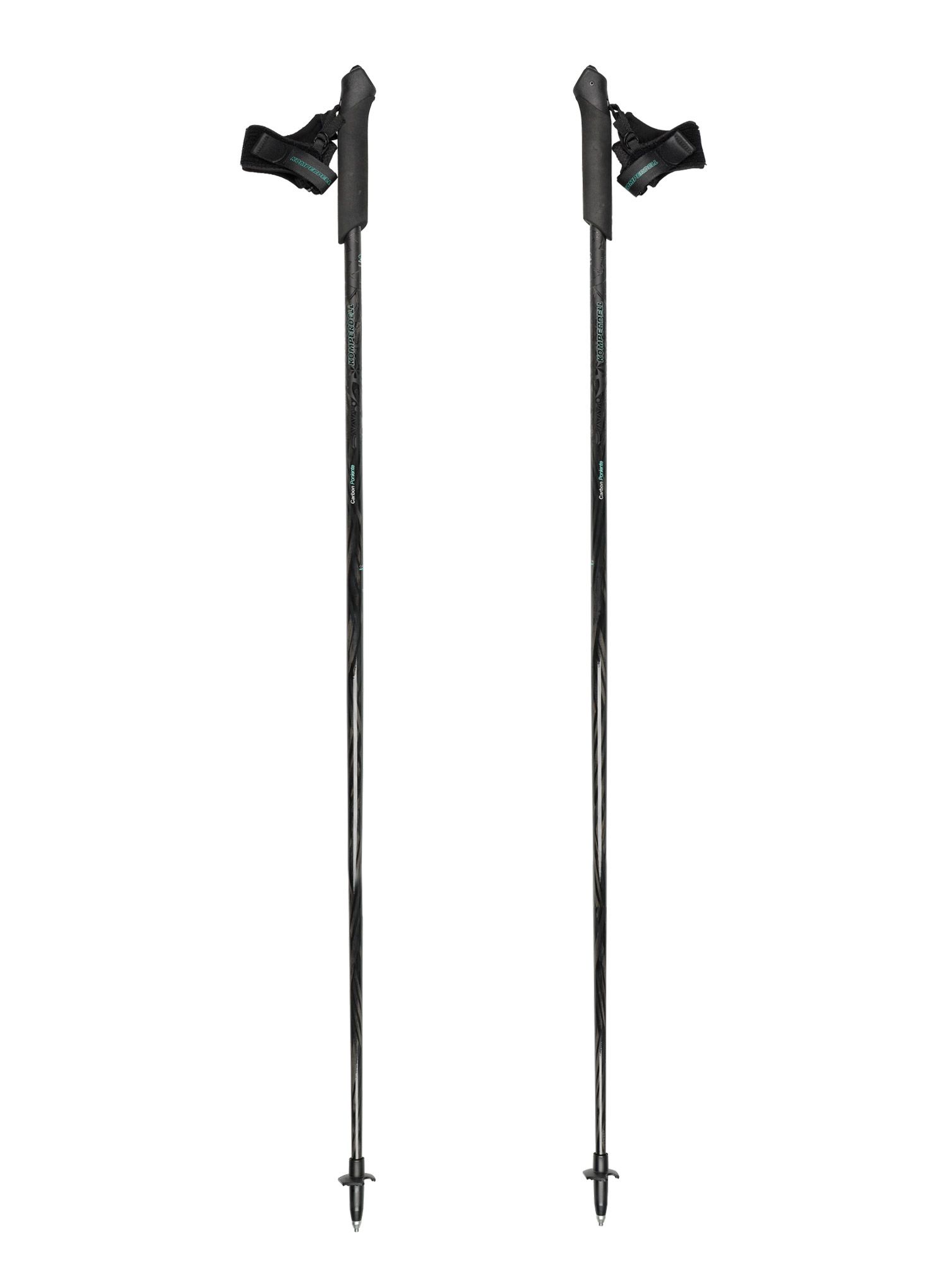 Palice za nordijsko hojo Komperdell Poniente Carbon Pure - black