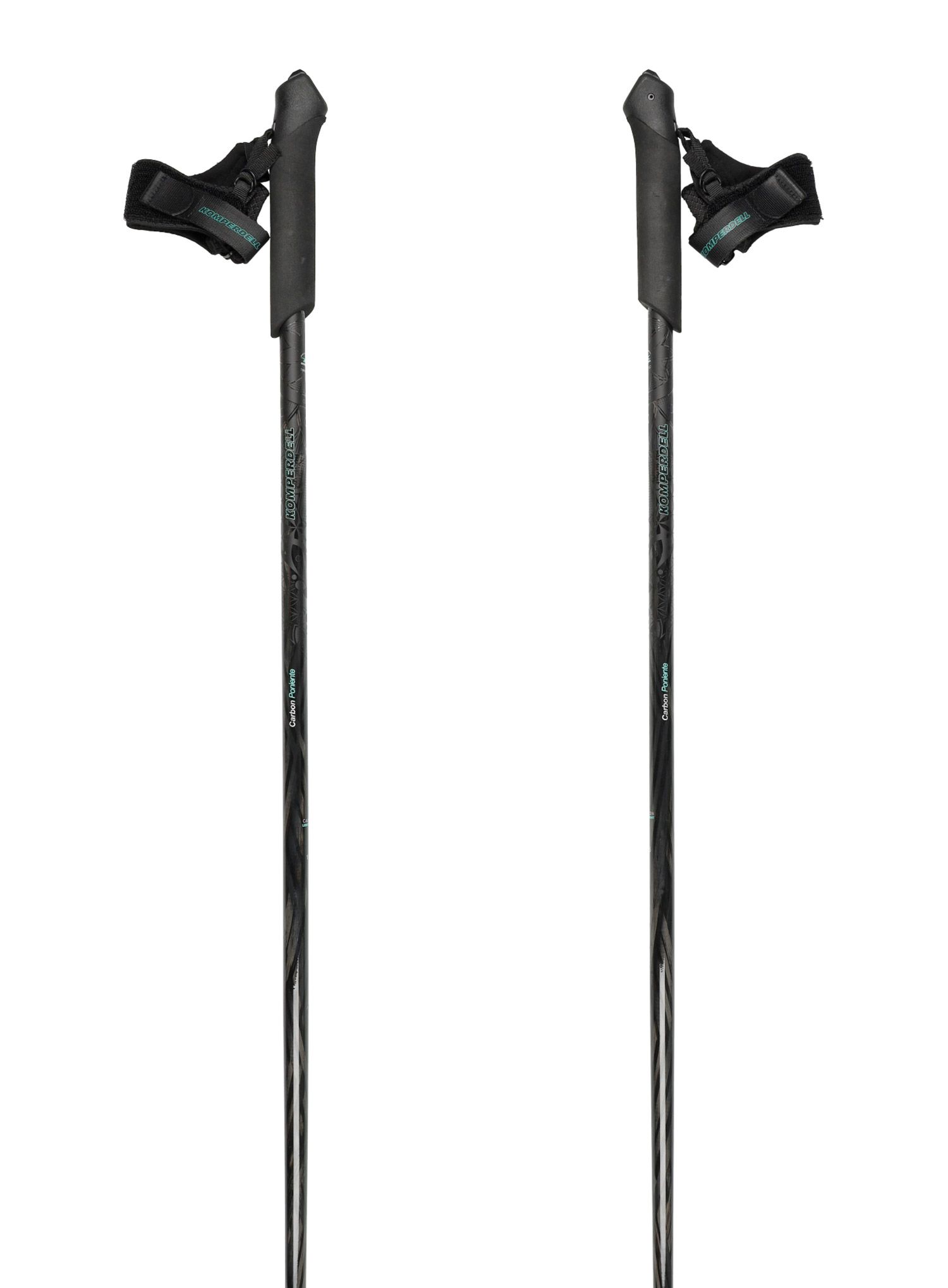 Palice za nordijsko hojo Komperdell Poniente Carbon Pure - black