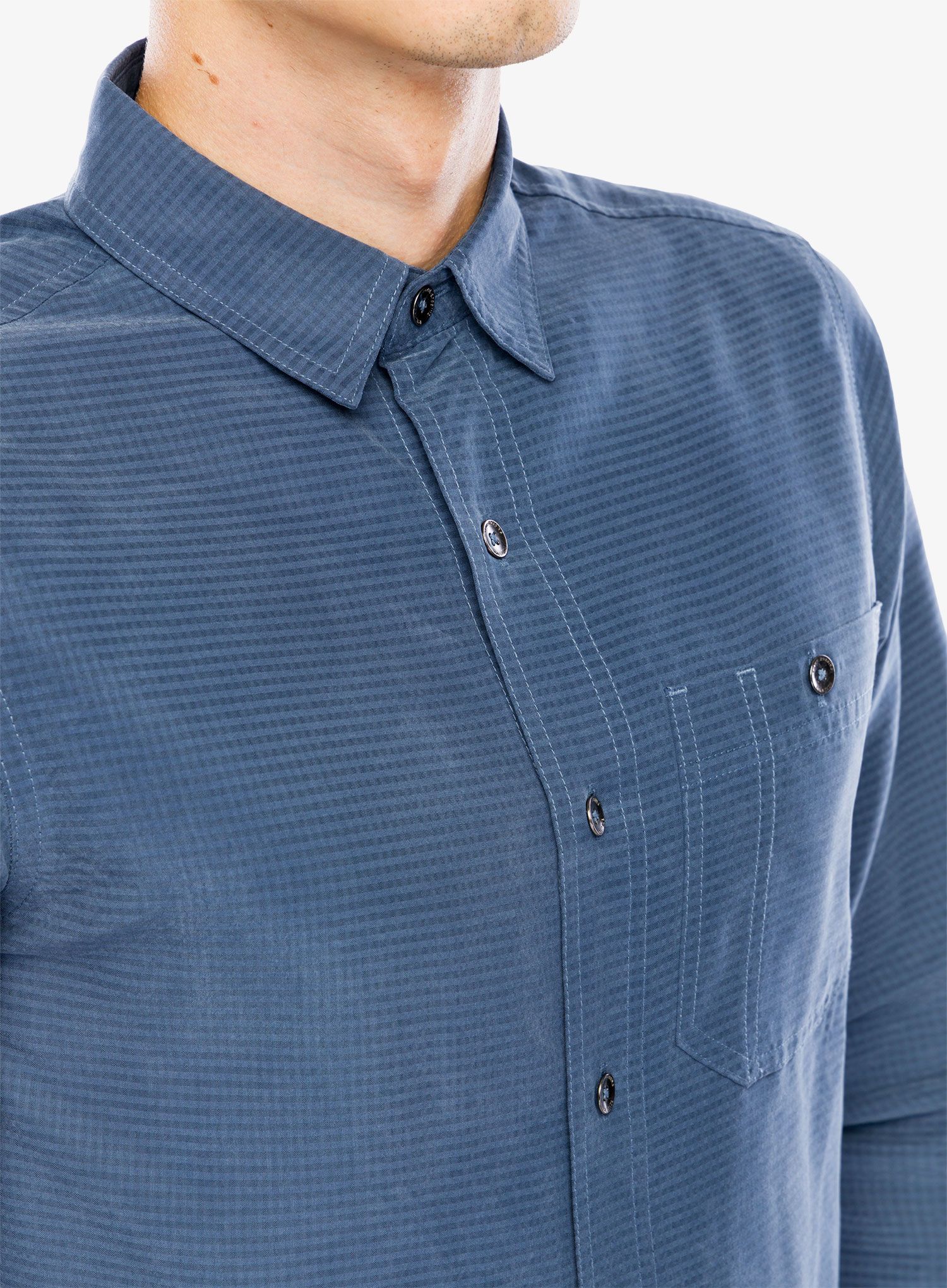Srajca Royal Robbins Mojave Pucker Dry LS - collins blue