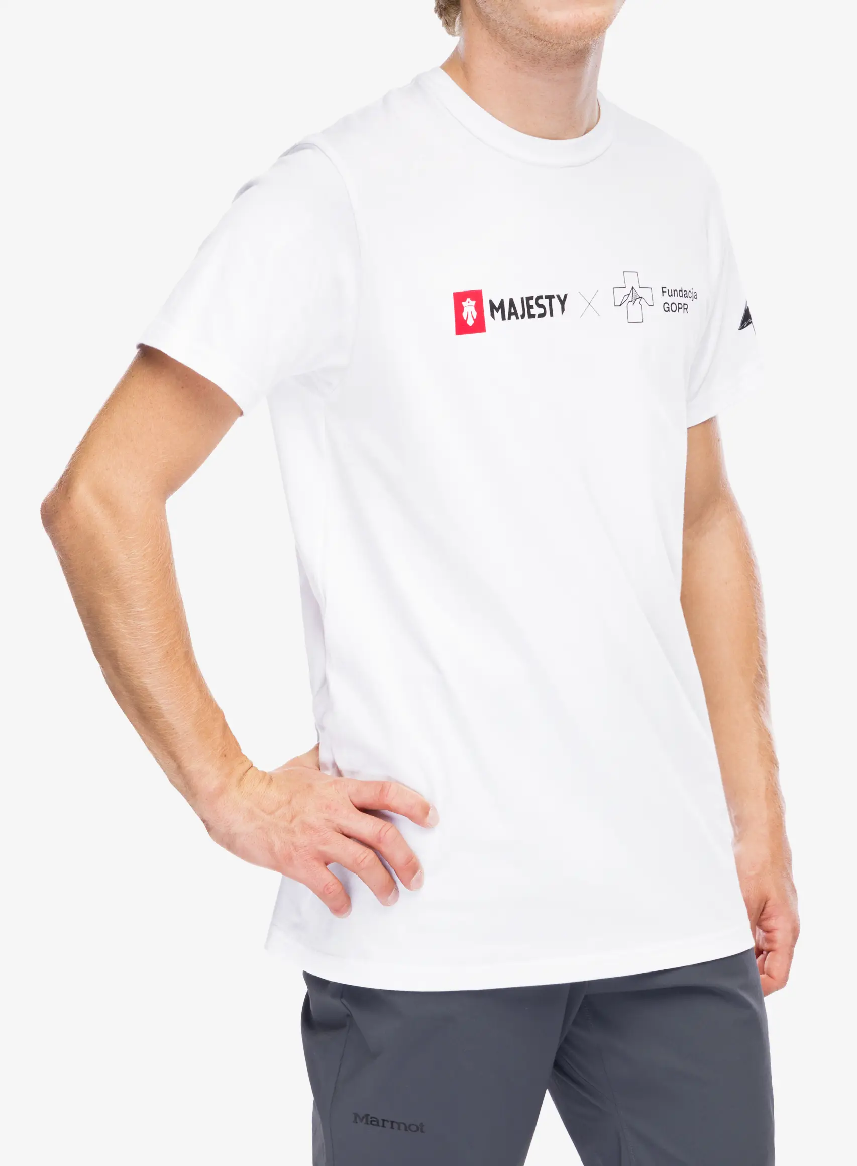 Majica Majesty Fundacja GOPR Help & Protect T-shirt  - white