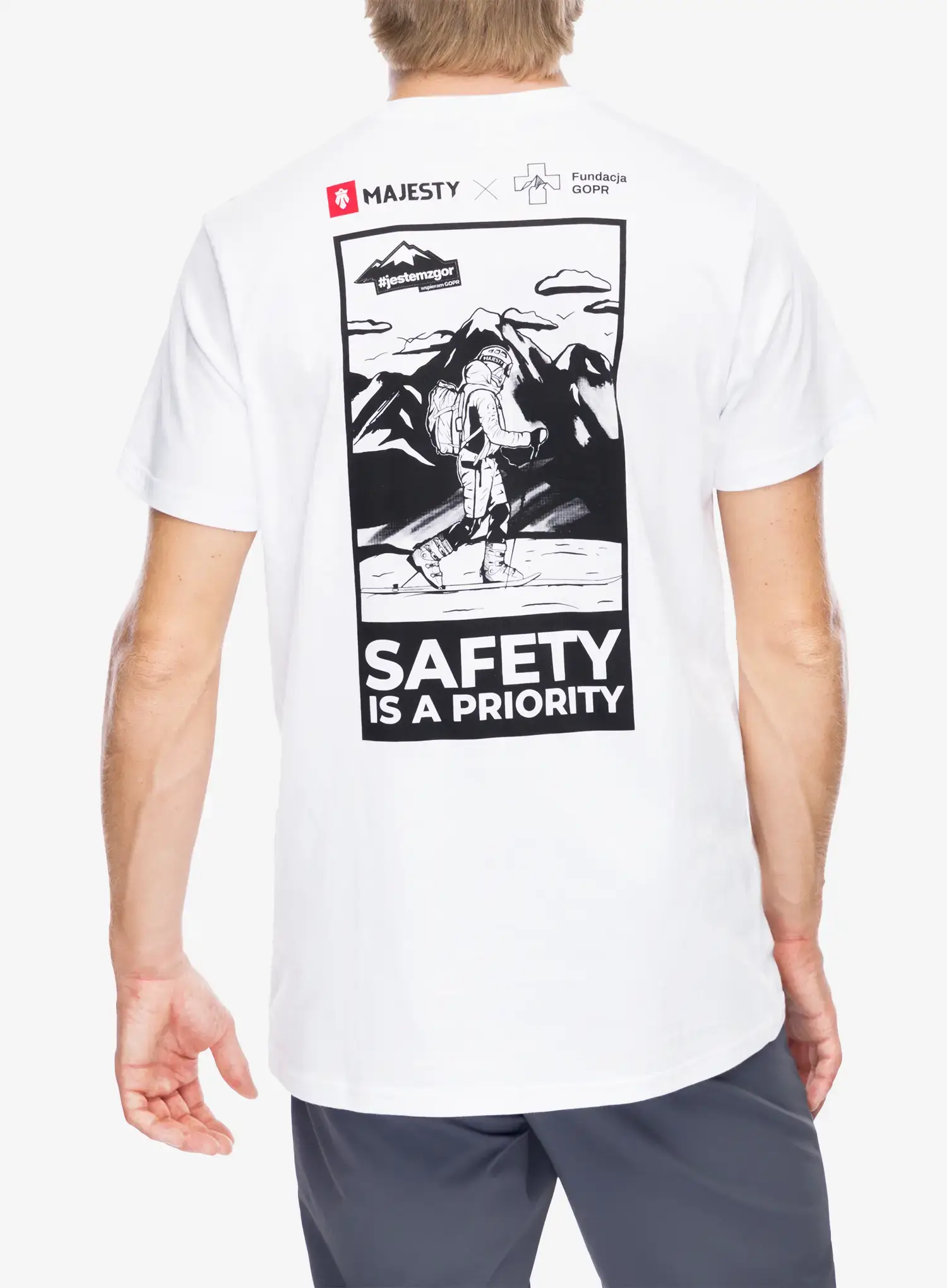 Majica Majesty Fundacja GOPR Ratownik T-shirt  - white