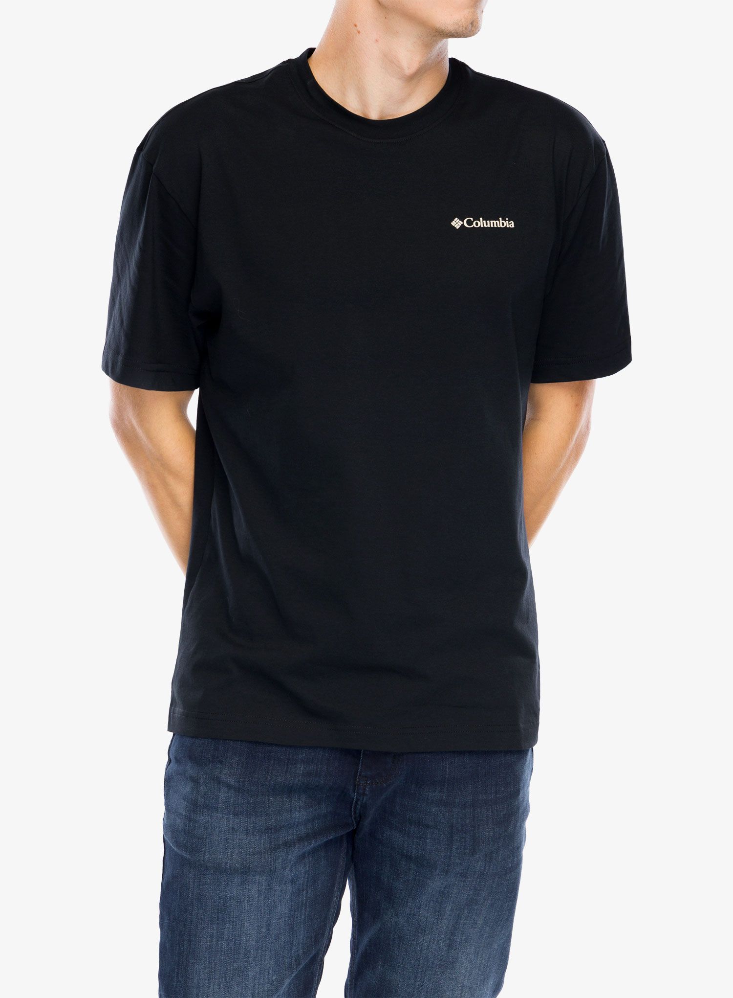 Bombažna majica Columbia Black Butte Graphic Tee - black