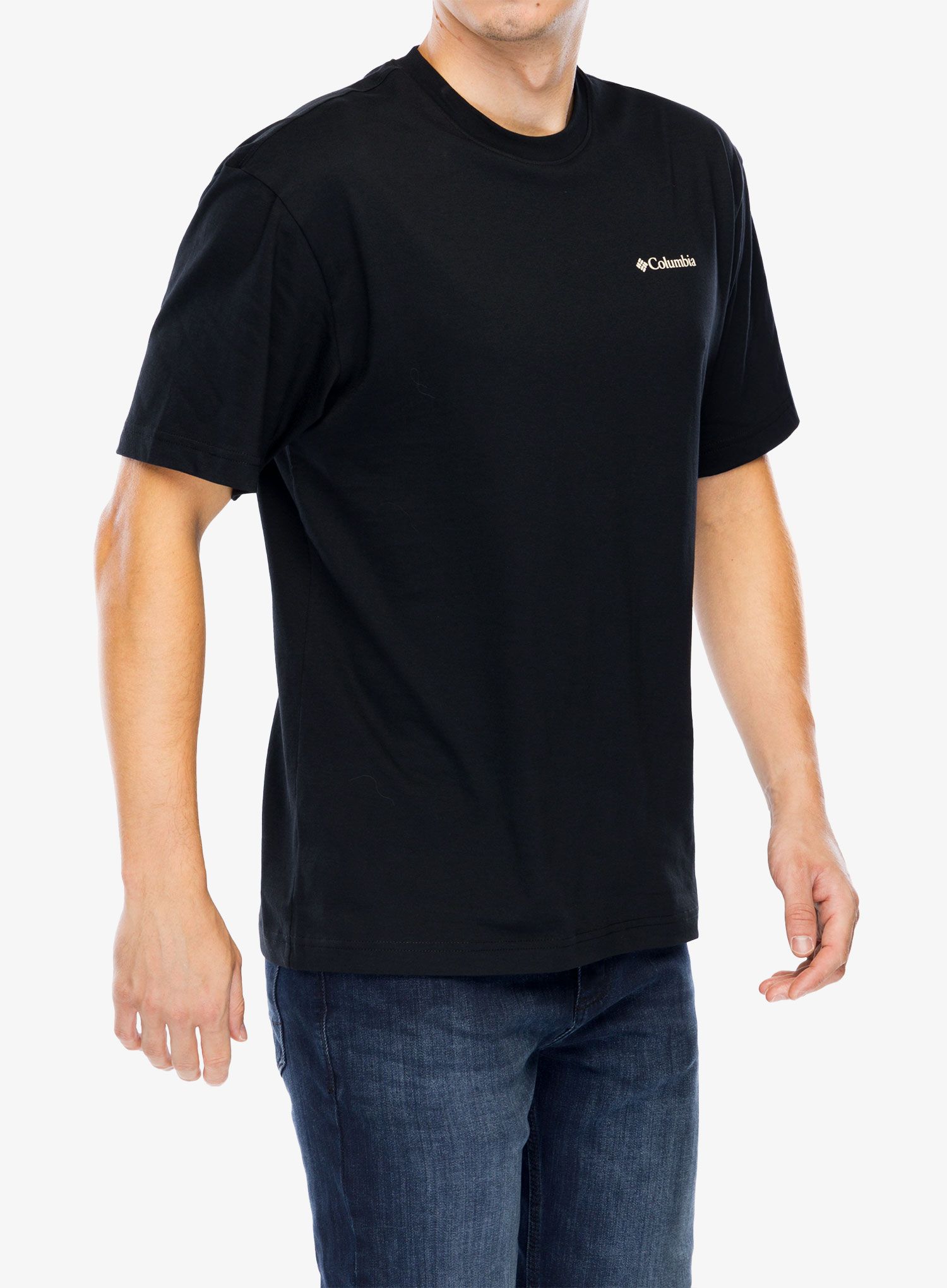 Bombažna majica Columbia Black Butte Graphic Tee - black