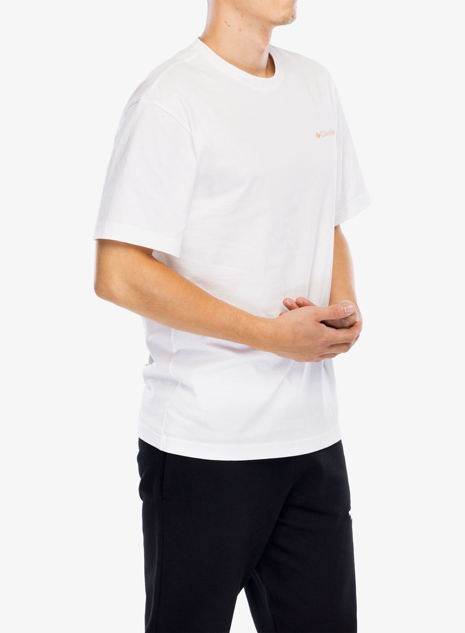 Bombažna majica Columbia Black Butte Graphic Tee - white