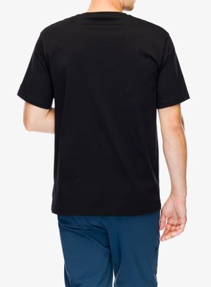 Bombažna majica Vaude Logo T-Shirt II - black