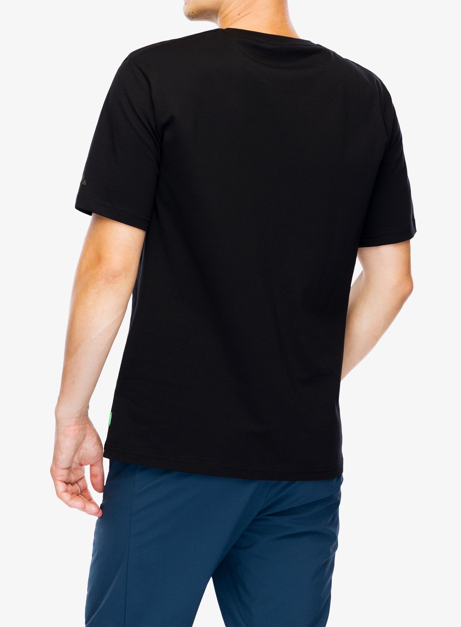 Bombažna majica Vaude Logo T-Shirt II - black