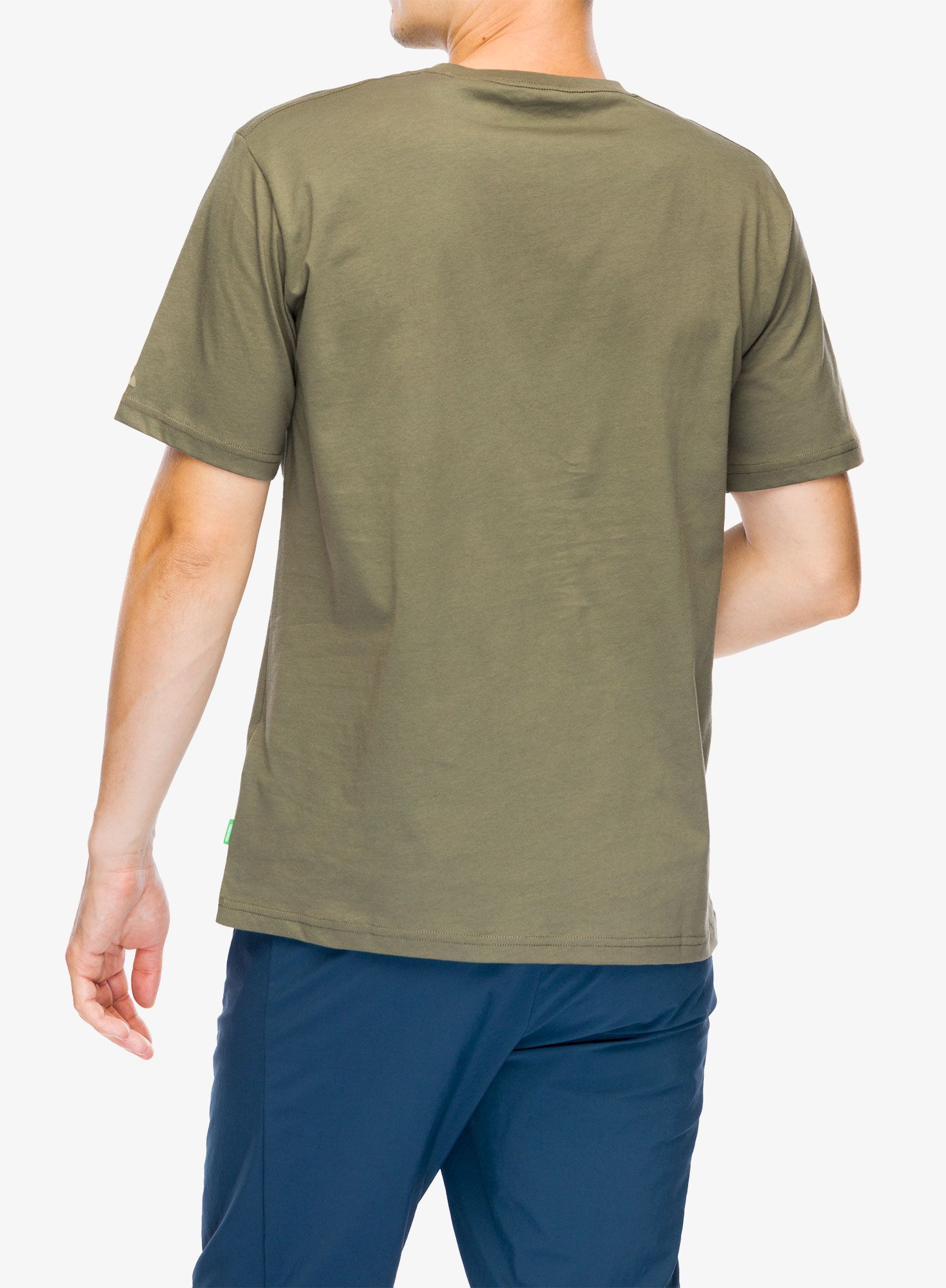 Bombažna majica Vaude Logo T-Shirt II - khaki