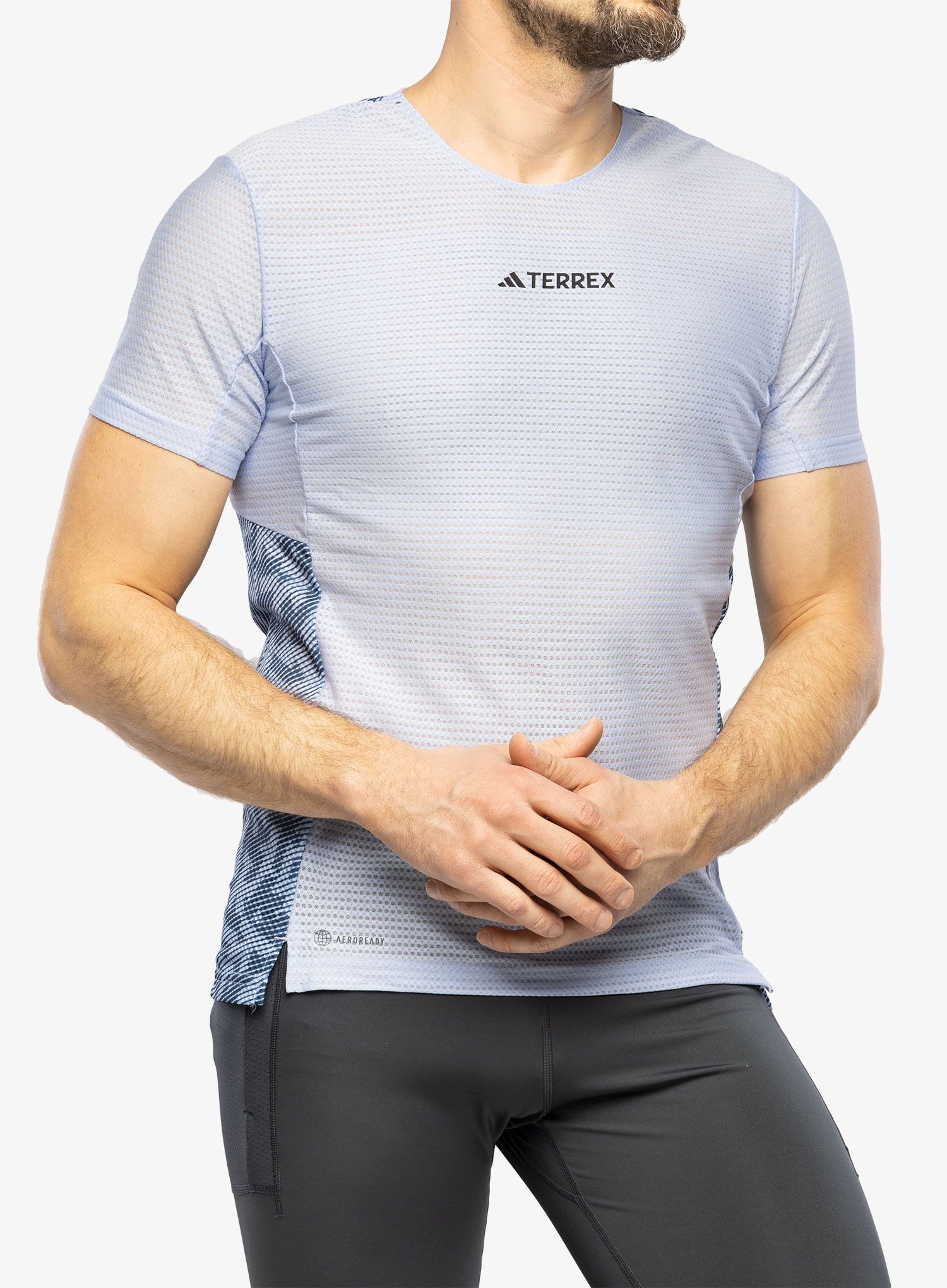 Tekaška majica adidas TERREX Agravic Pro Trail Running T-Shirt - blue dawn/wonder steel