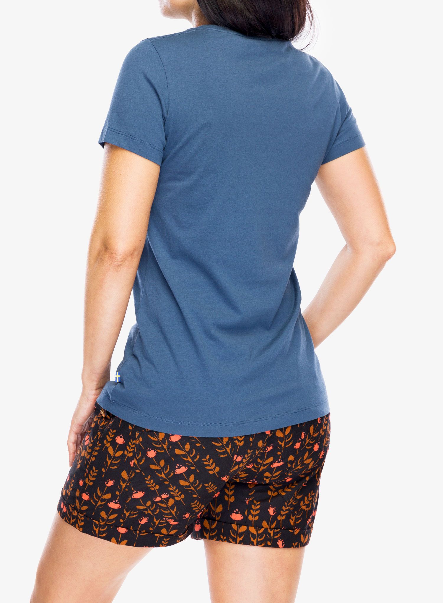 Ženska majica Fjallraven Arctic Fox Print T-shirt  - indigo blue