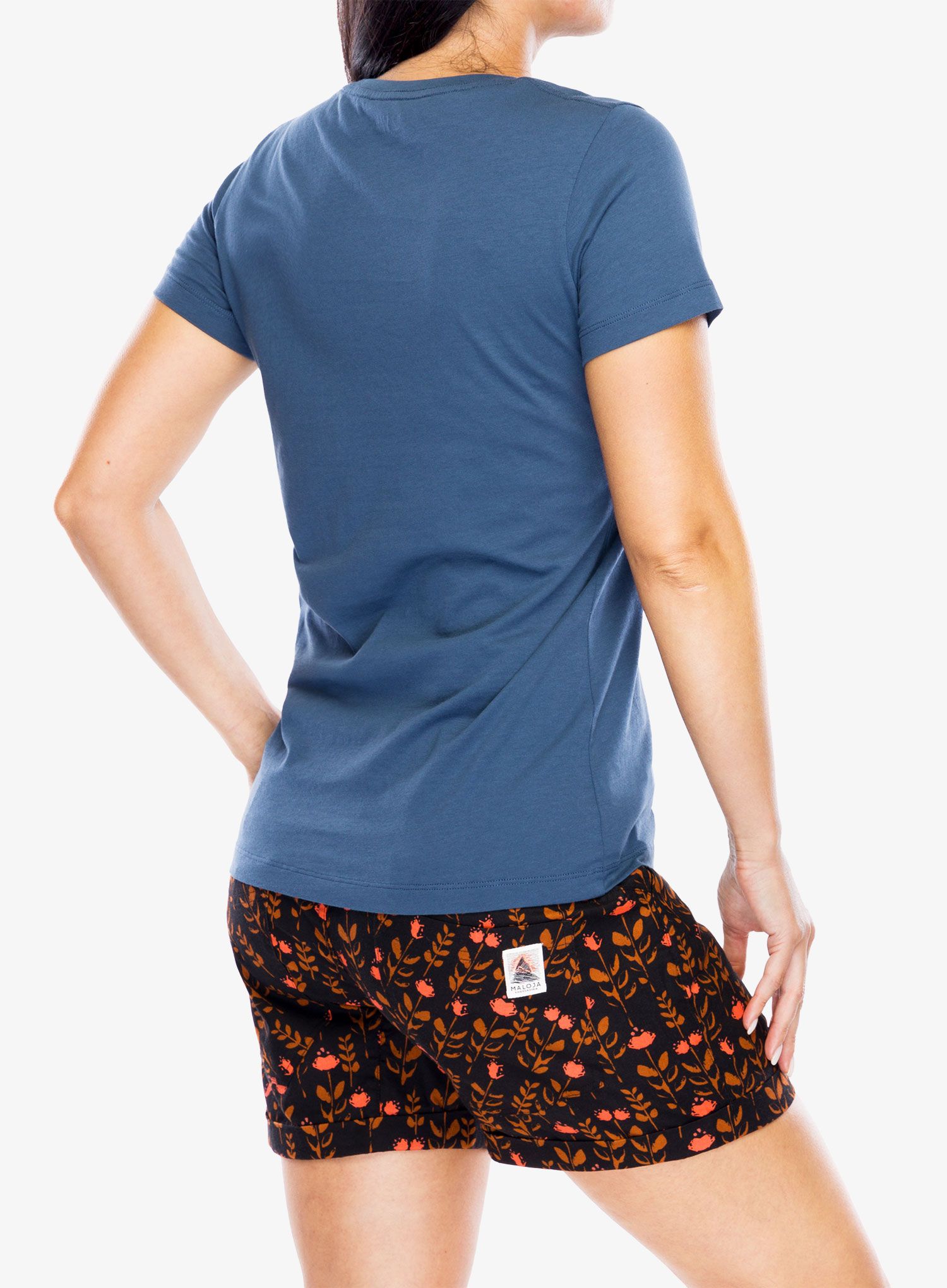 Ženska majica Fjallraven Arctic Fox Print T-shirt  - indigo blue