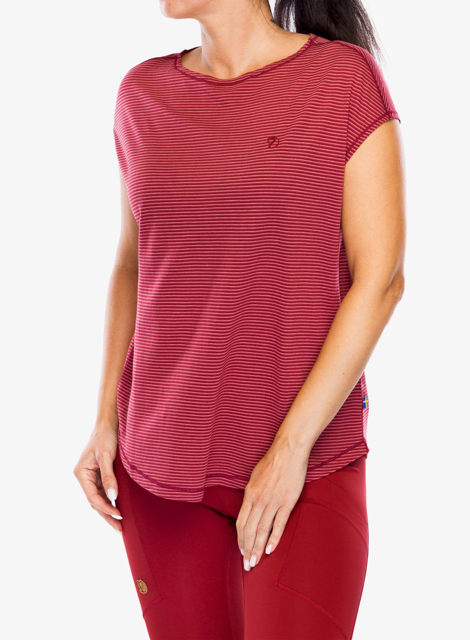 Ženska majica Fjallraven High Coast Cool T-shirt - pomegranate red