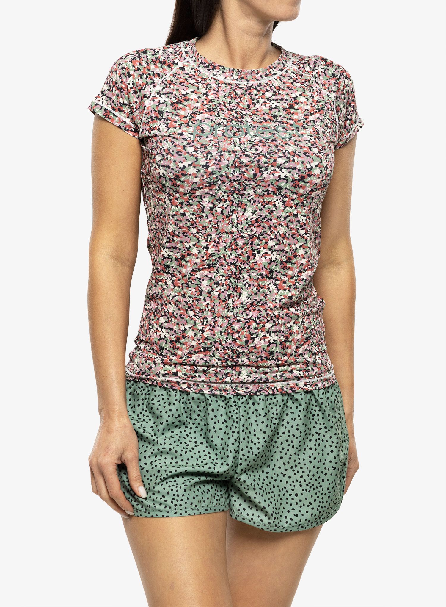 Ženska majica Protest Prtumibozu Lycra Surf Shirt - dusky rose