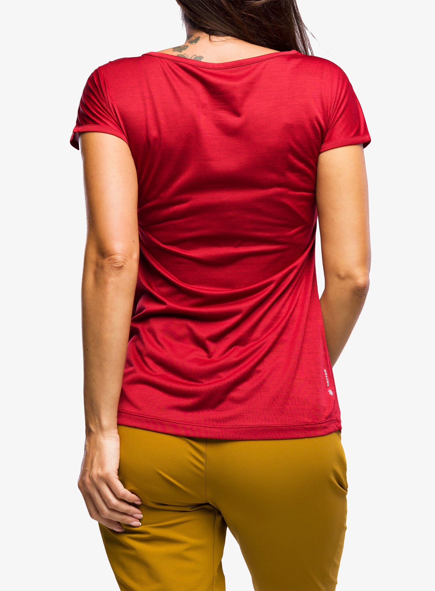 Ženska majica Salewa Puez Melange Dry S/S Tee - syrah melange