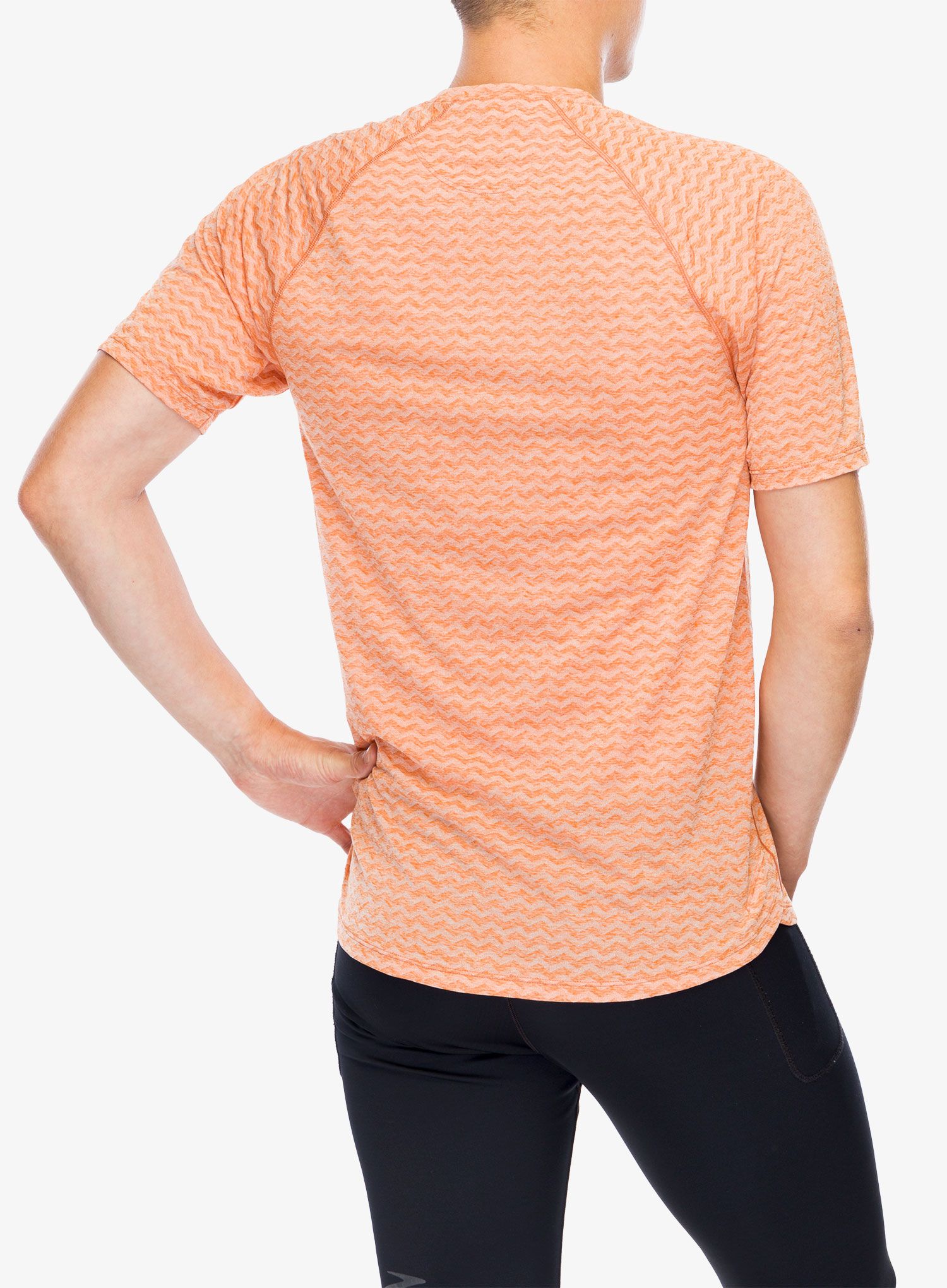 Majica za tek Patagonia Ridge Flow Shirt - redtail rust