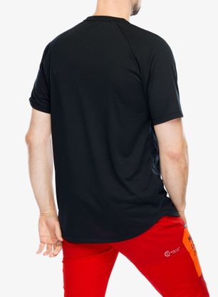 Majica enduro Maloja Serles - deep black