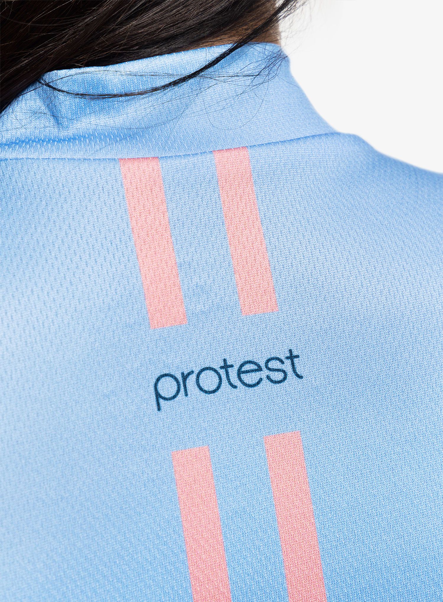 Ženska kolesarska majica Protest Prtciclovia Cycling Jersey Short Sleeve - havasu blue