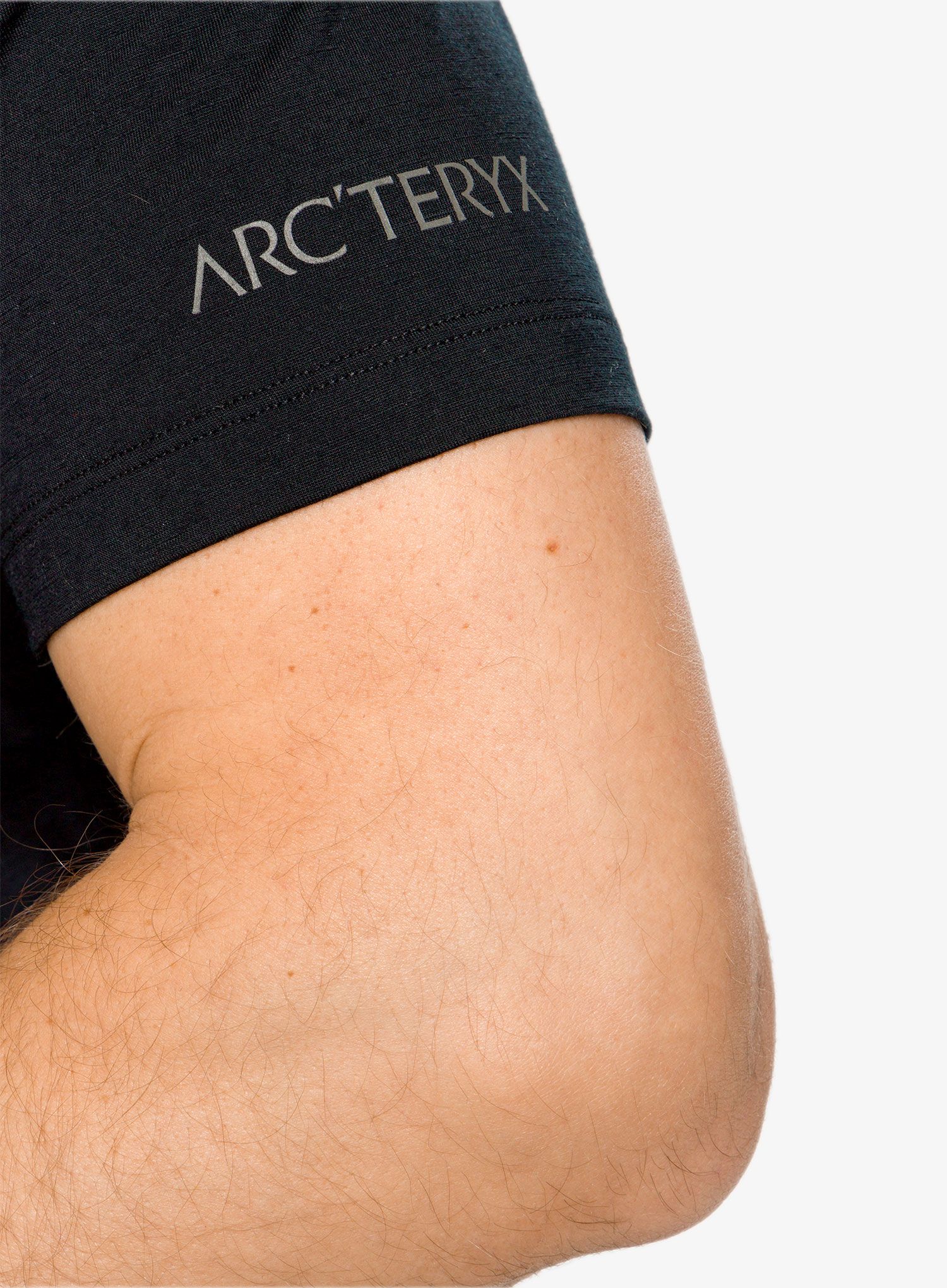 Merino majica Arcteryx Ionia Merino Wool Logo - black