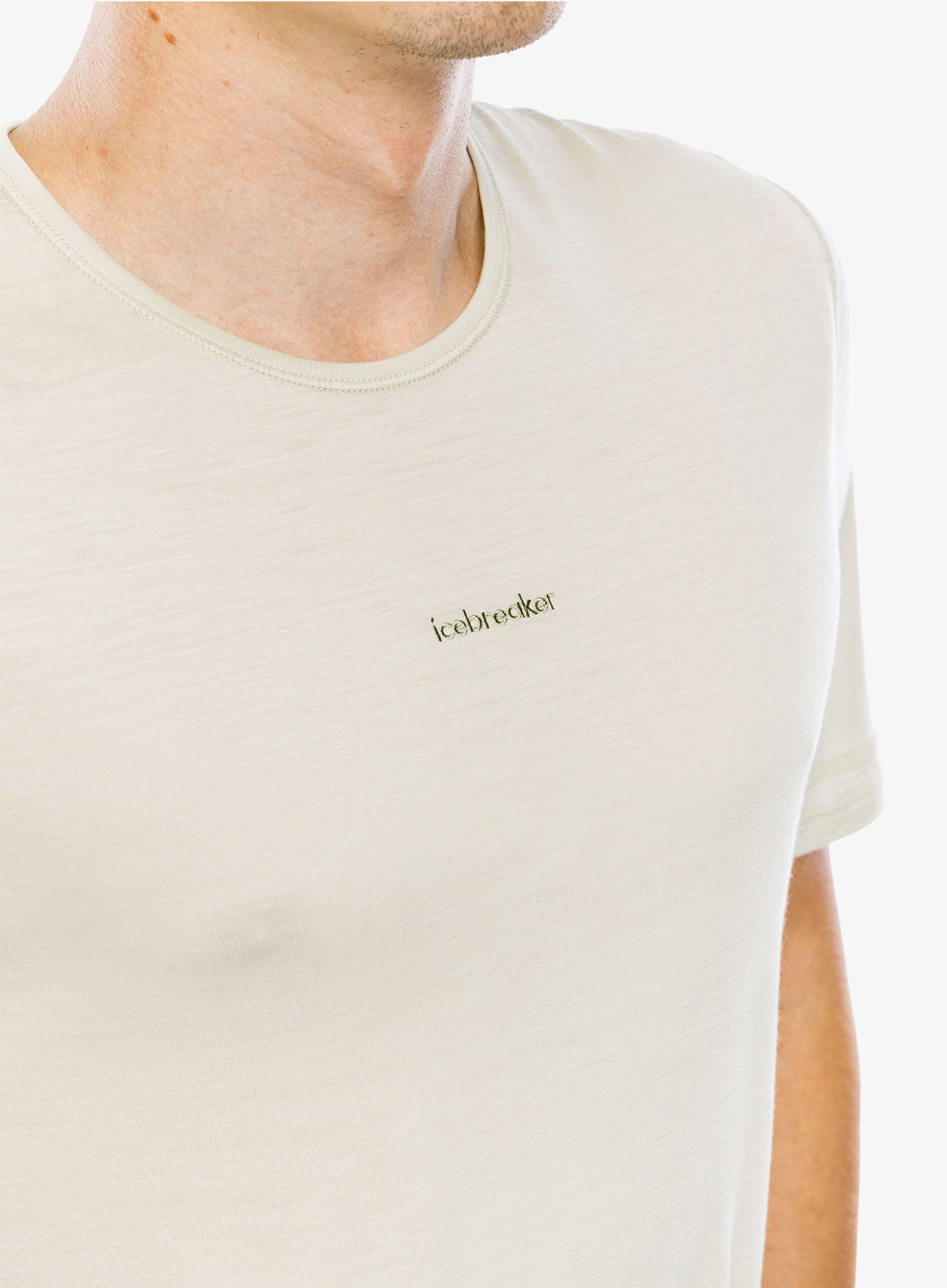 Merino majica Icebreaker Merino 125 ZoneKnit Energy Wind SS Tee - ashen