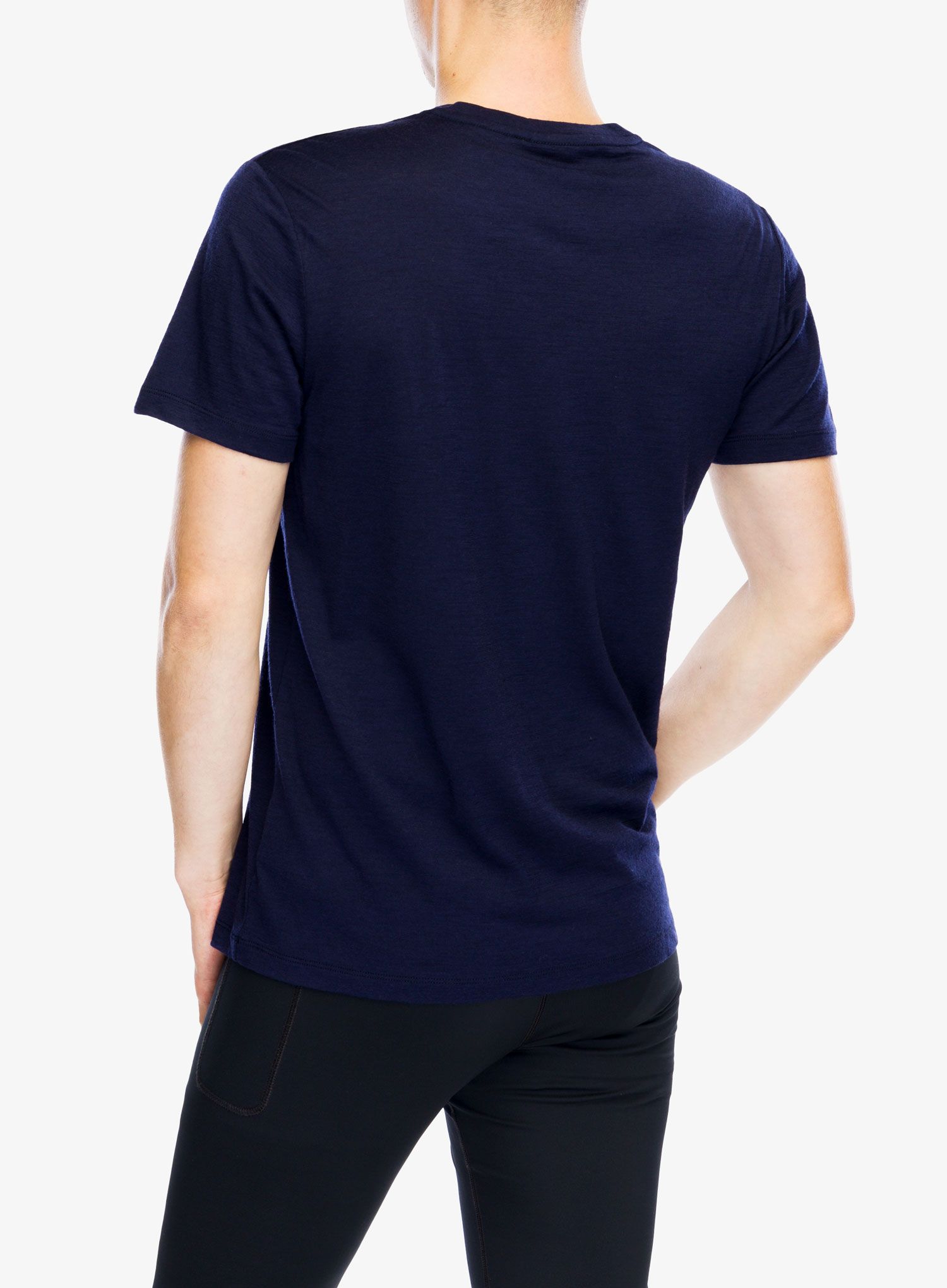 Merino majica Icebreaker Merino 150 Tech Lite SS T Polar Paddle - midnight navy