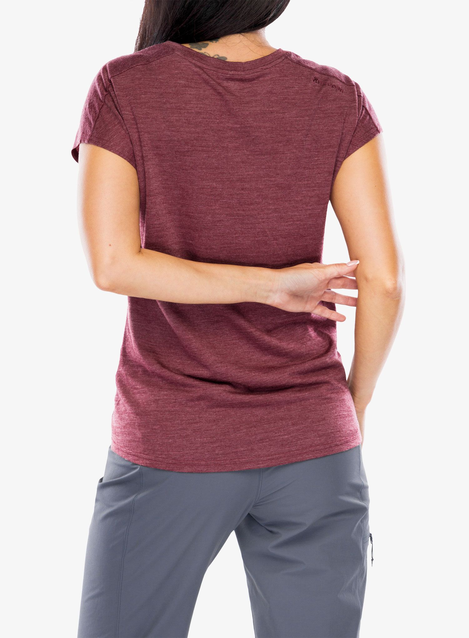 Ženska merino majica Houdini Activist Tee - cab red