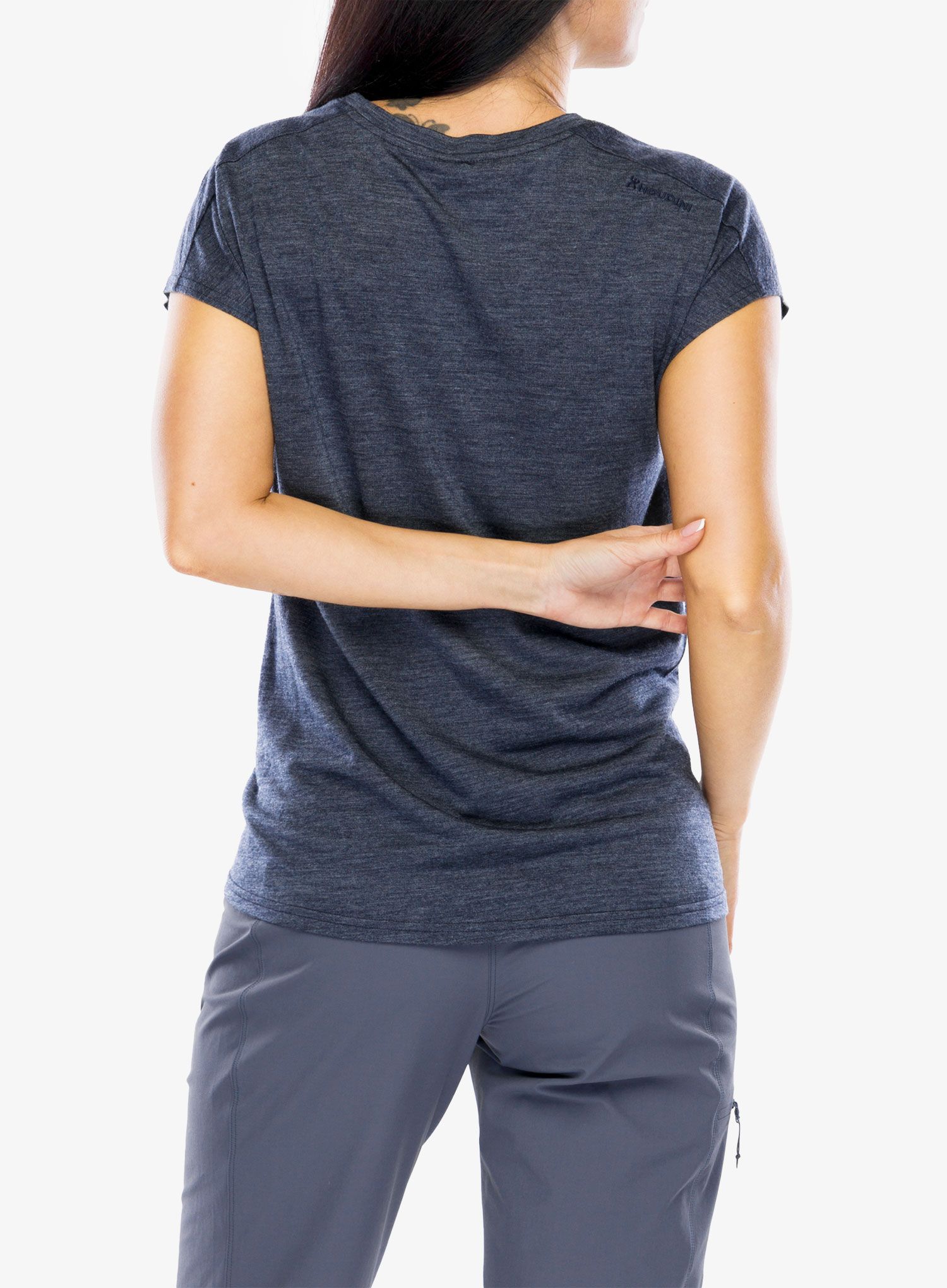 Ženska merino majica Houdini Activist Tee - deep sea blue