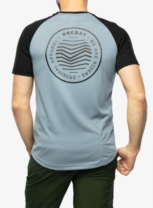 Kolesarska majica Rocday Gravel - black/blue