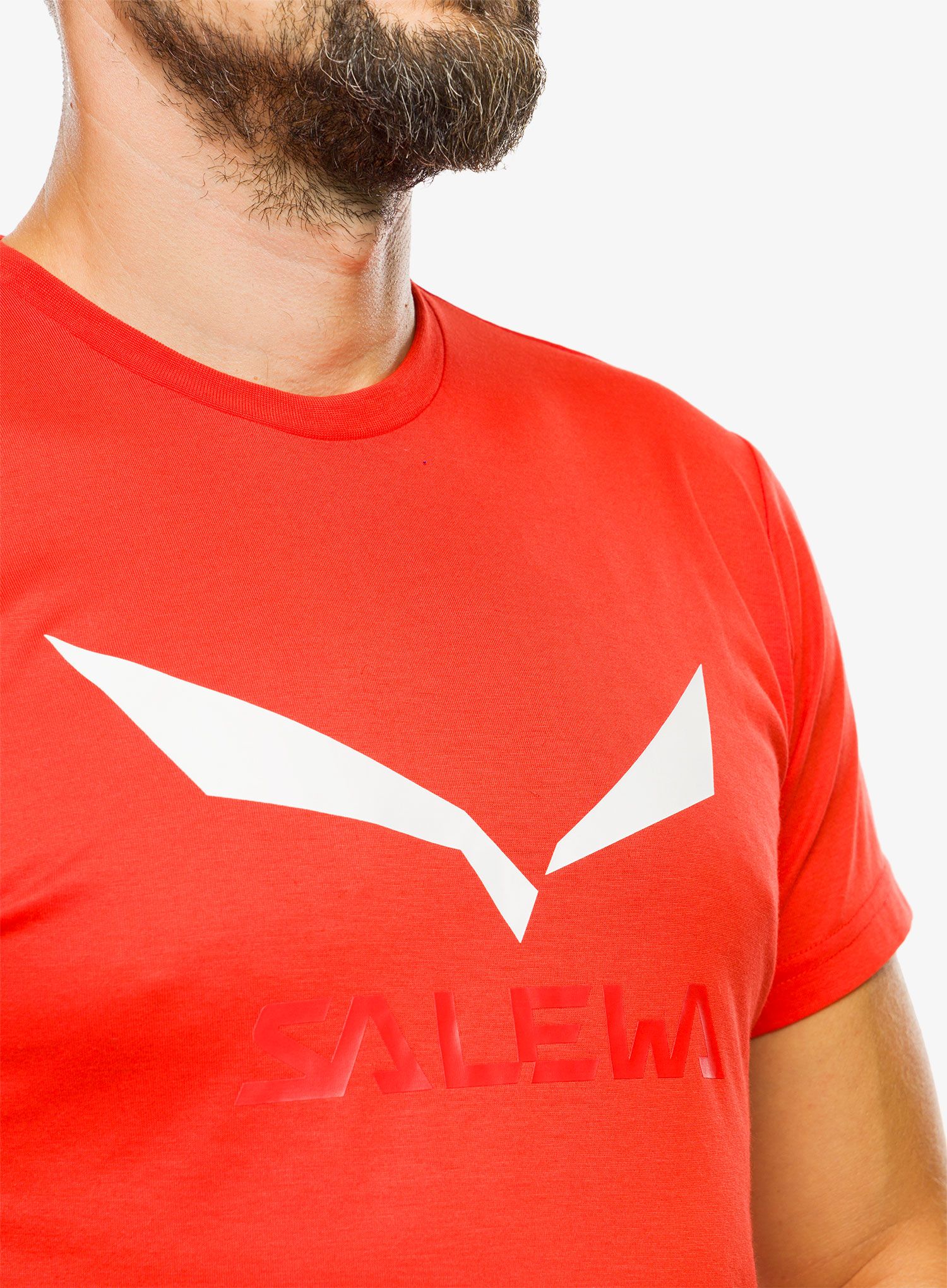 Športna majica Salewa Solidlogo Dry T-shirt - flame