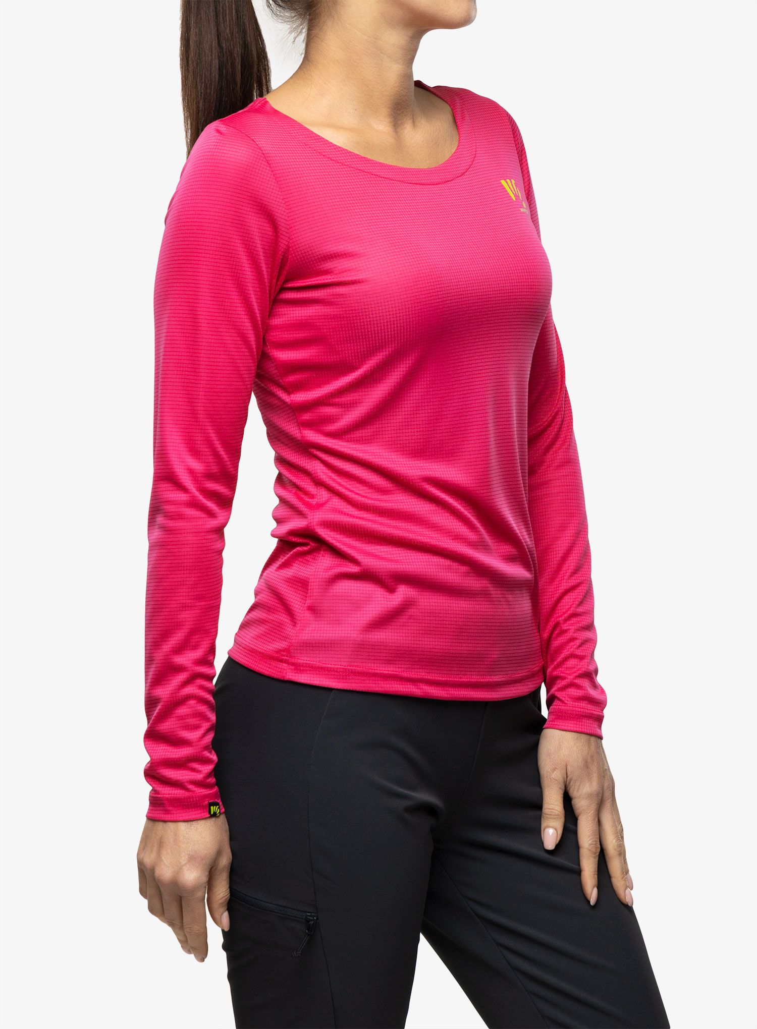 Majica z dolgimi rokavi ženska Karpos Loma Jersey LS - innuendo/ombre blue/cherries