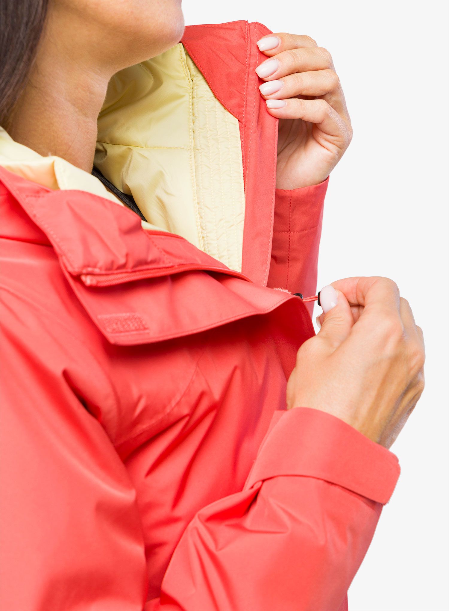 Ženska jakna 3v1 Marmot Ramble Component Jacket - grapefruit