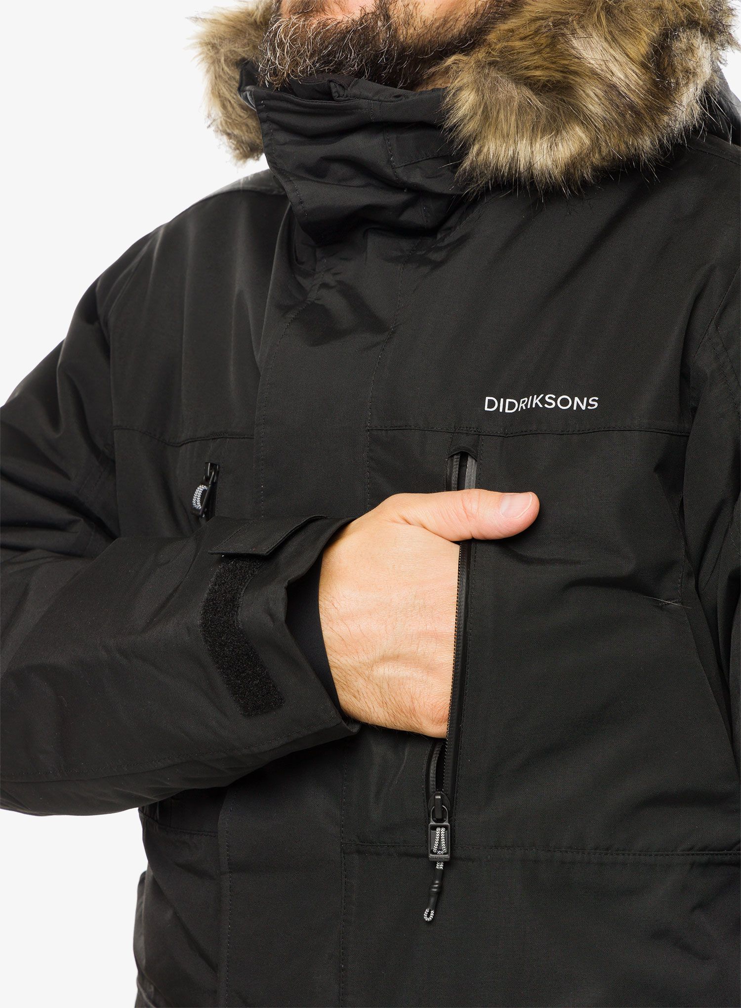 Plašč Didriksons Marco Parka - black