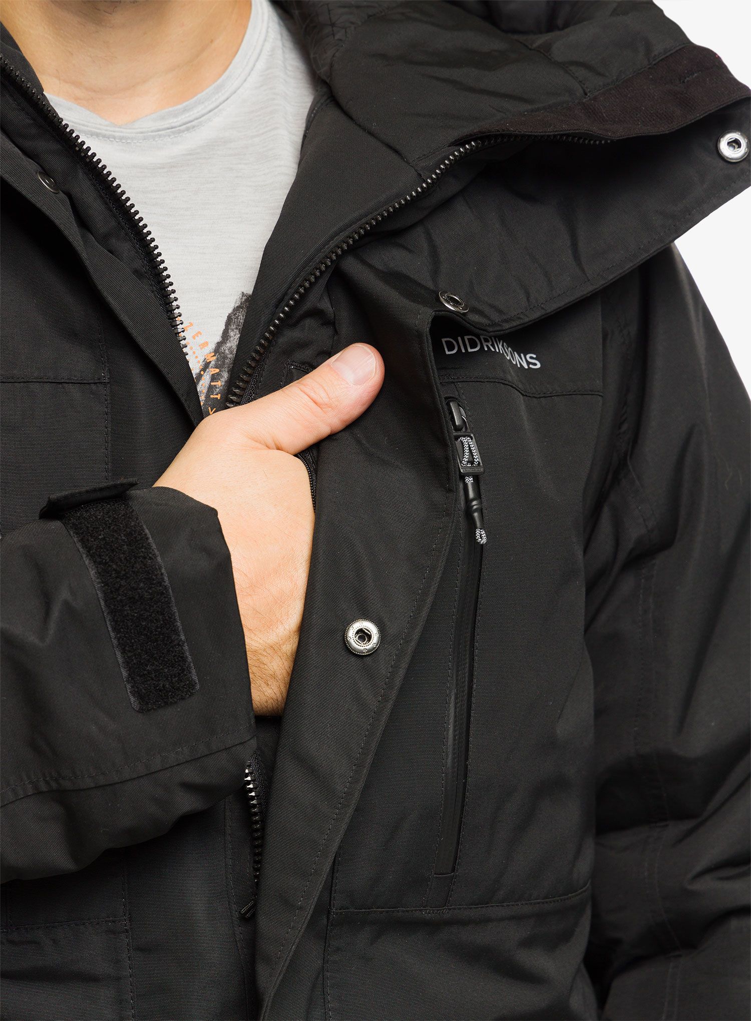 Plašč Didriksons Marco Parka - black