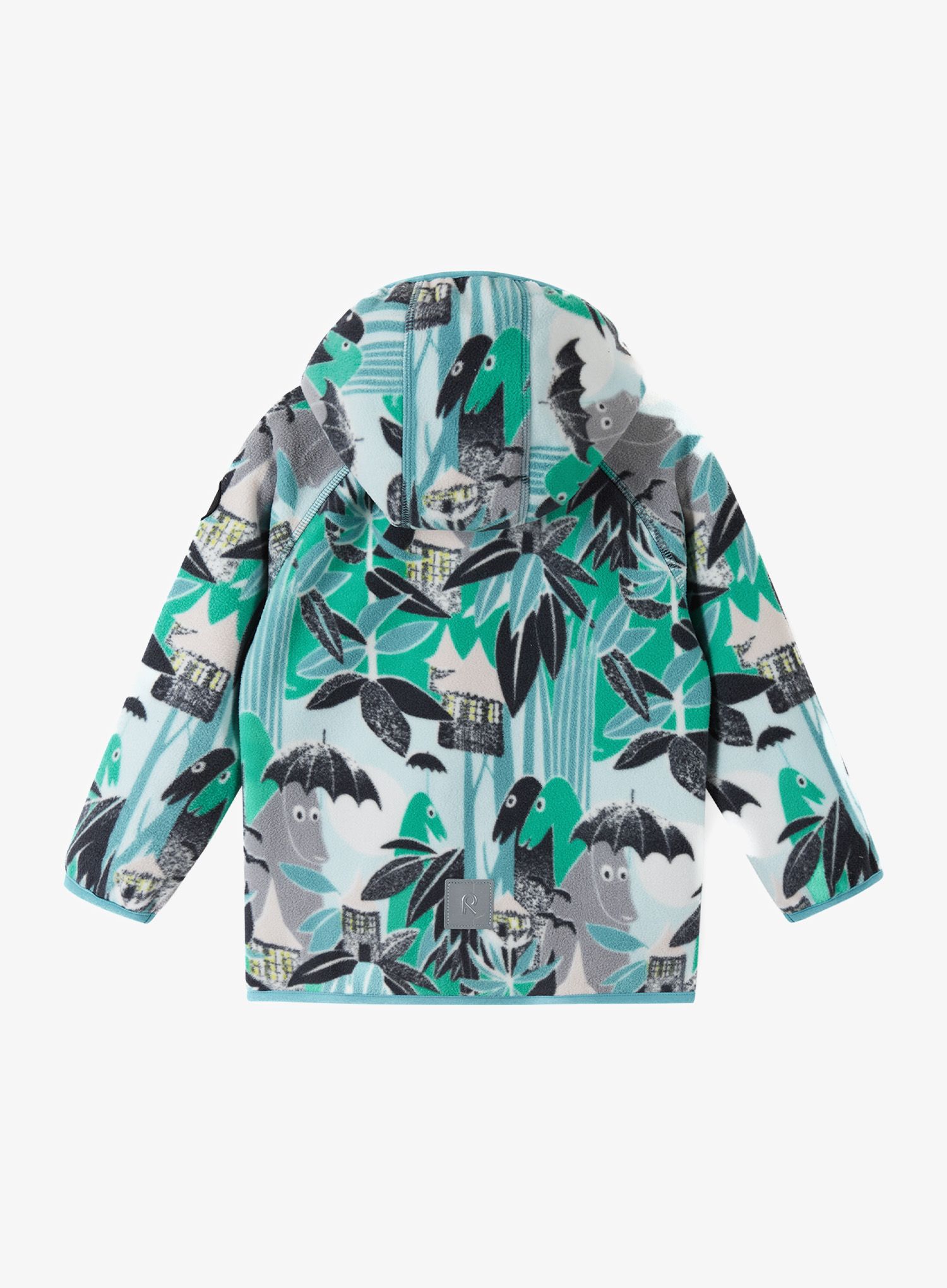 Otroška jopica Reima Moomin Vindskydd - green aqua