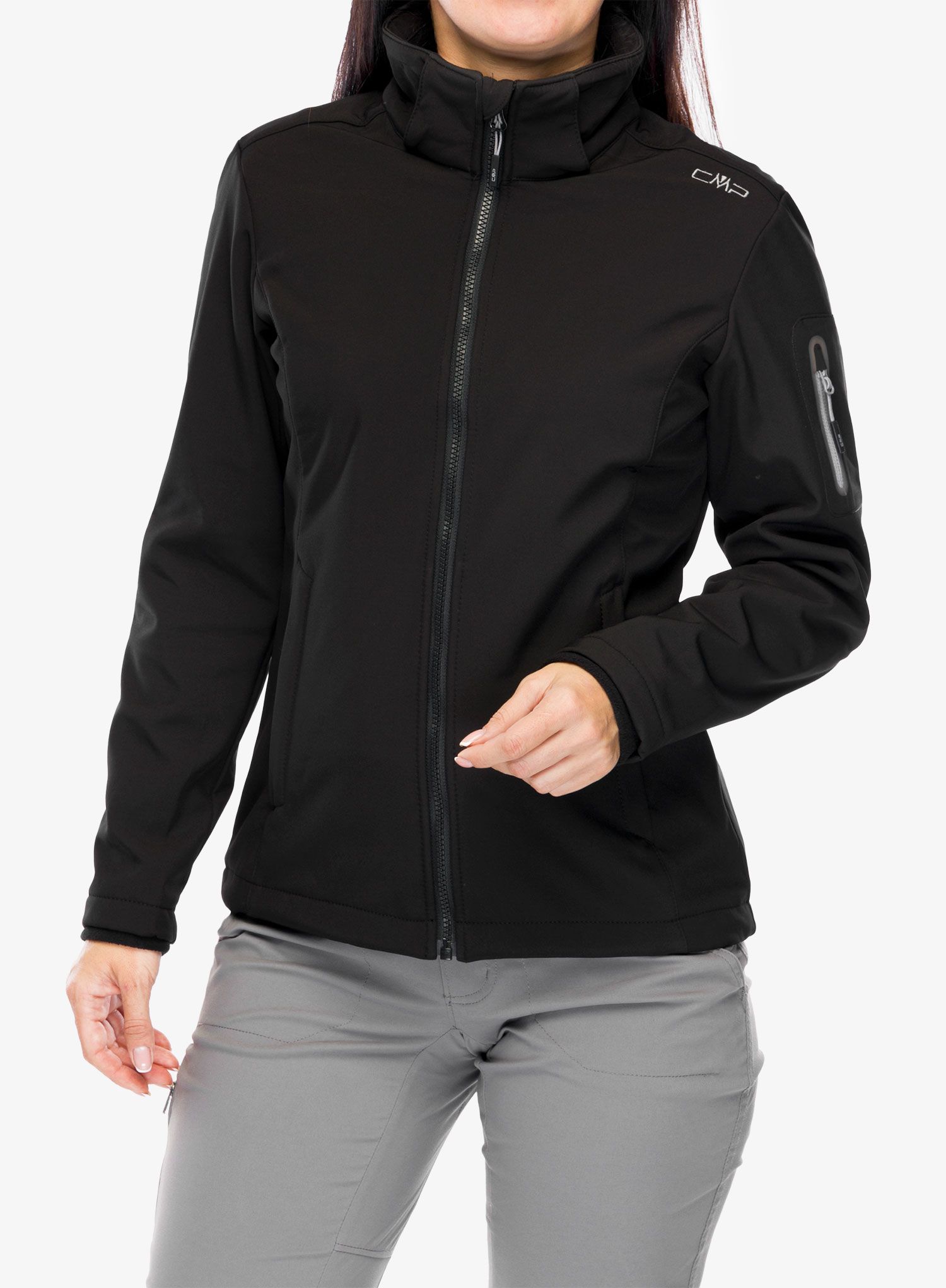 Ženska jakna CMP Wilma Jacket Zip Hood - nero