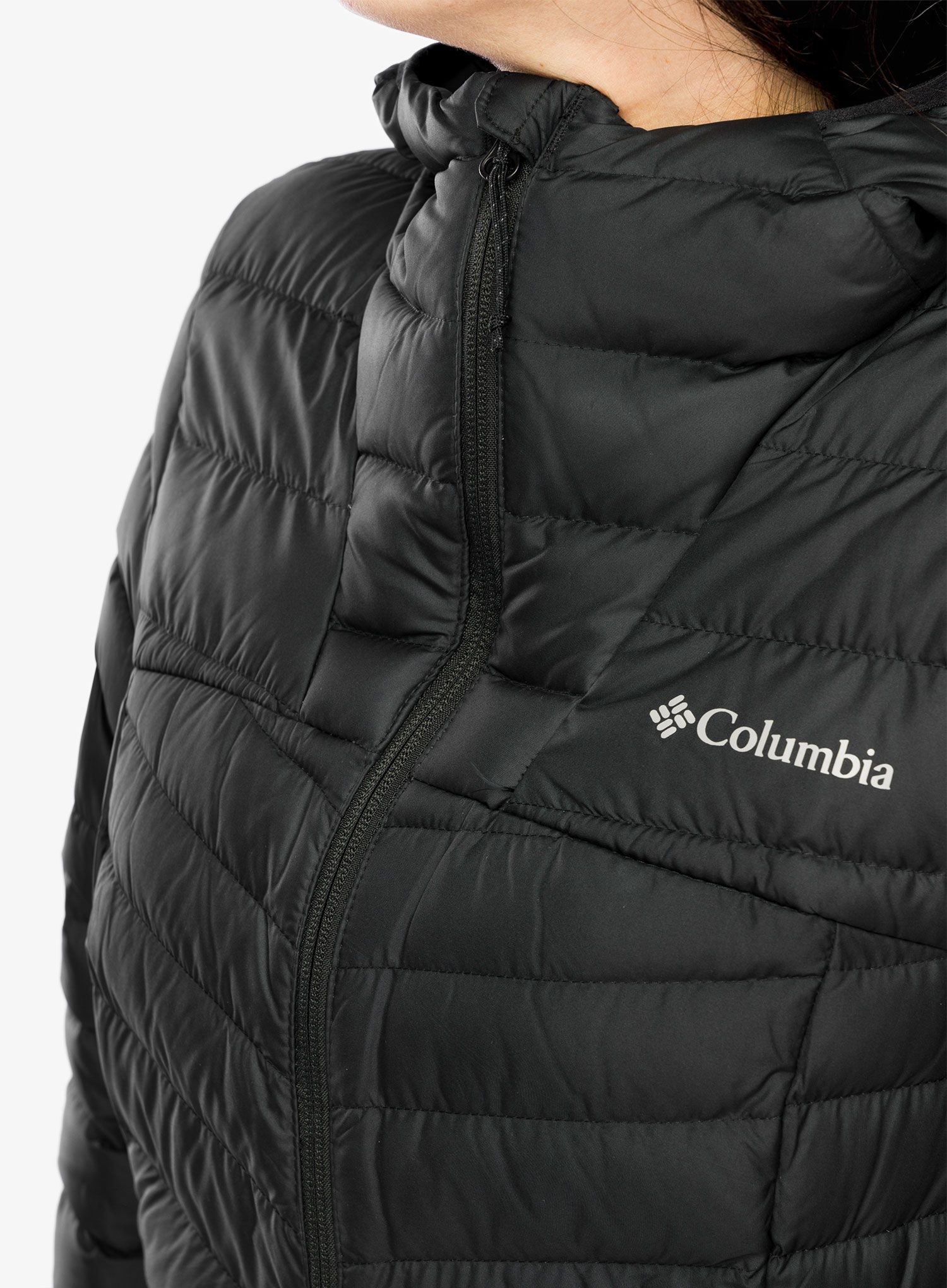 Ženska jakna Columbia Westridge Hooded Down Jacket - black