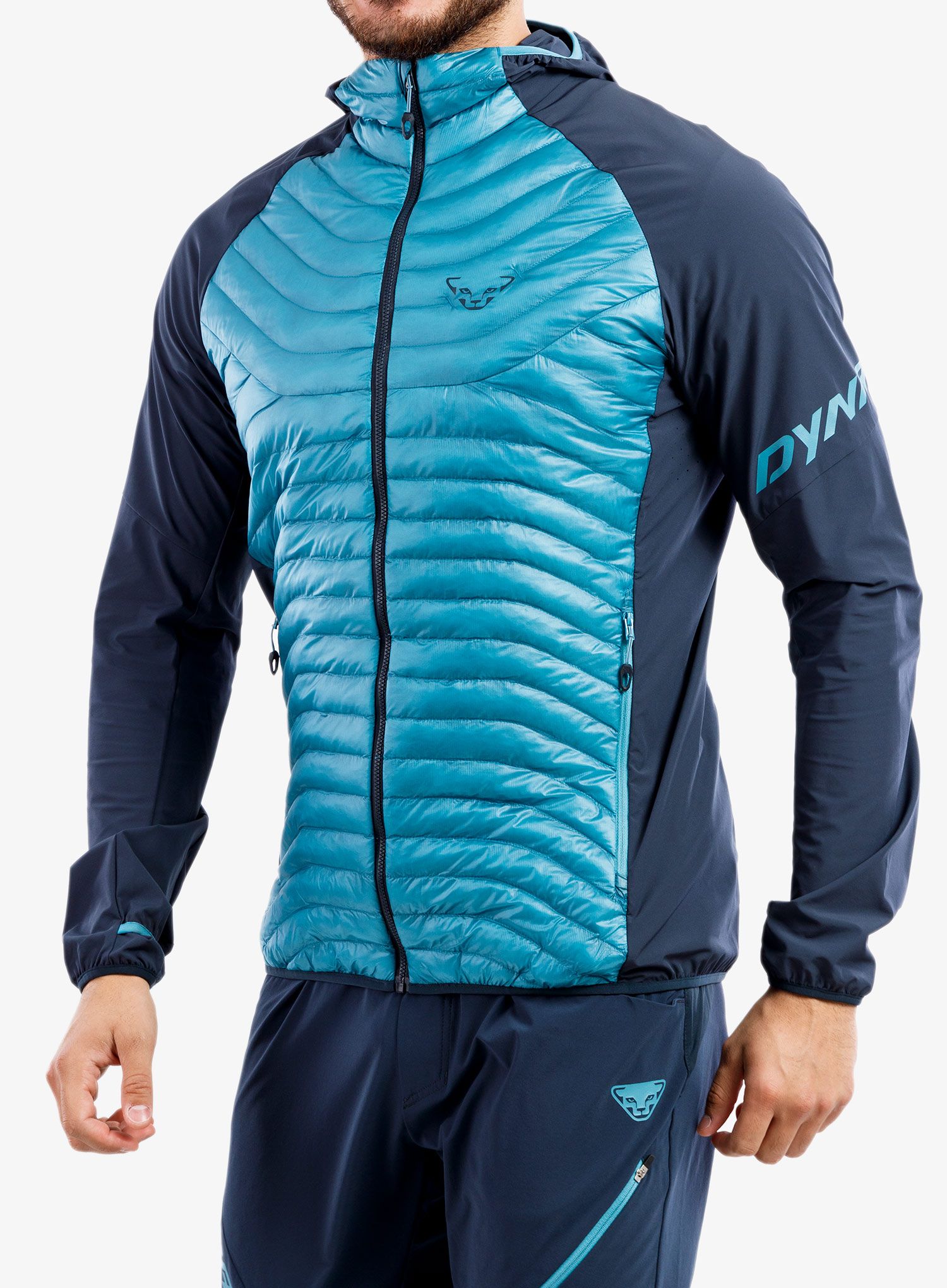 Hibridna jakna Dynafit Transalper Hybrid Ins JKT - blueberry storm blue