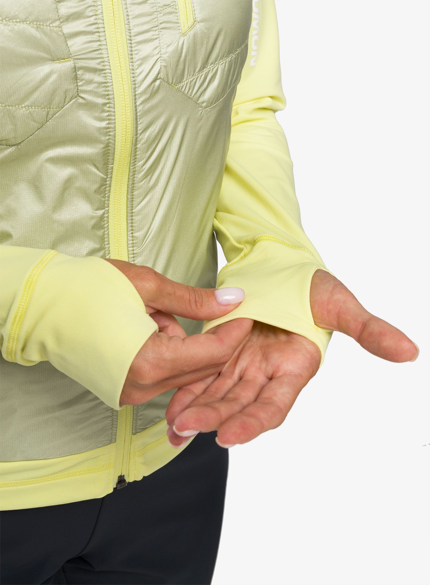 Ženska hibridna jakna Salomon Elixir Hybrid HD Insul - charlock