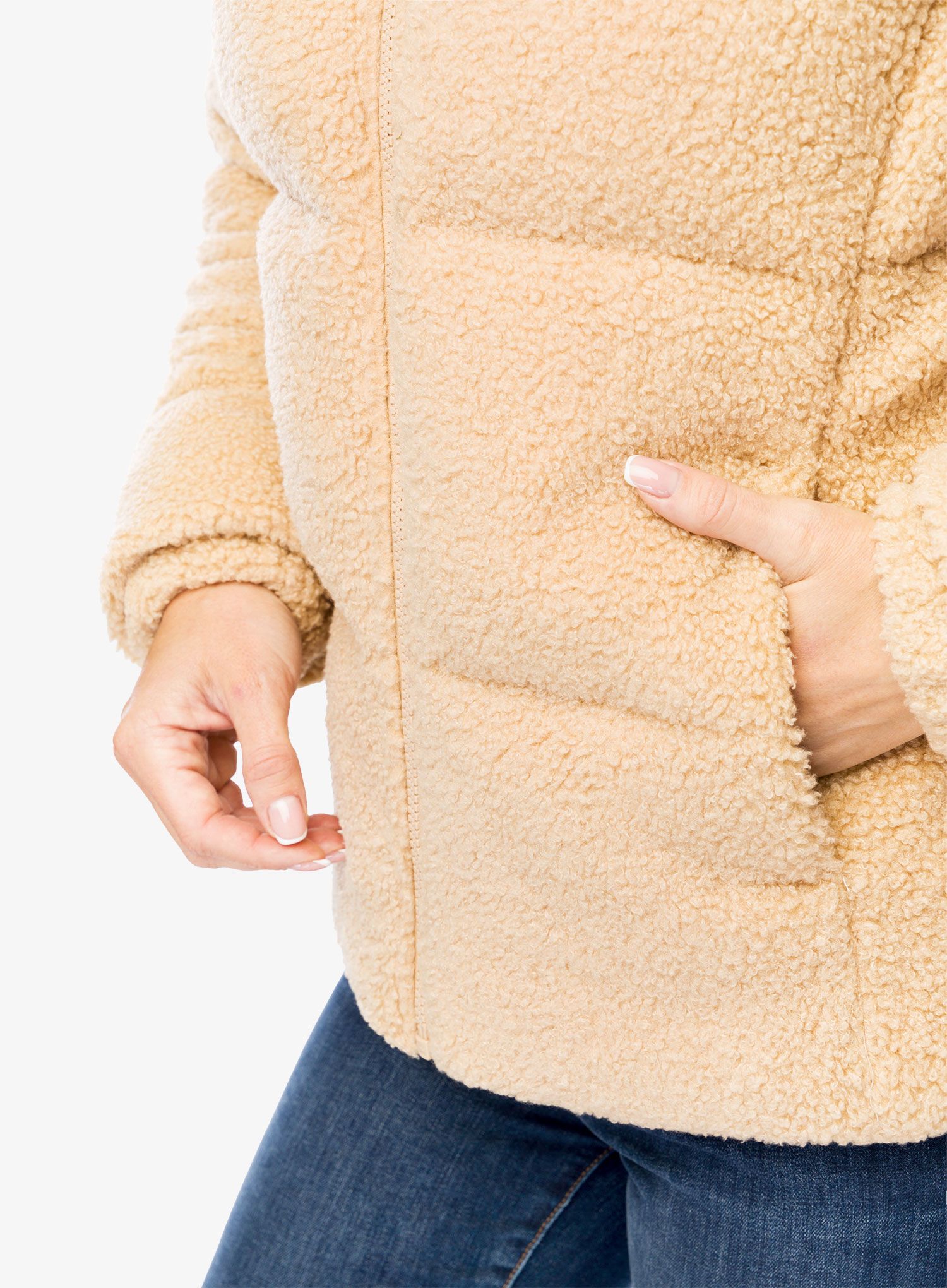 Sintetična jakna Columbia Puffect Sherpa Jacket - canoe