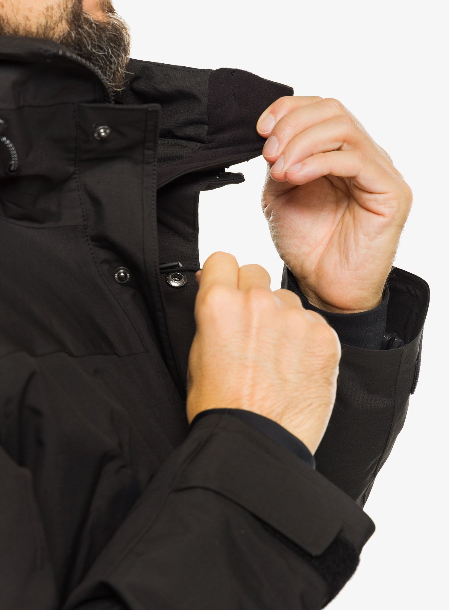 Plašč Didriksons Poseidon Parka - black