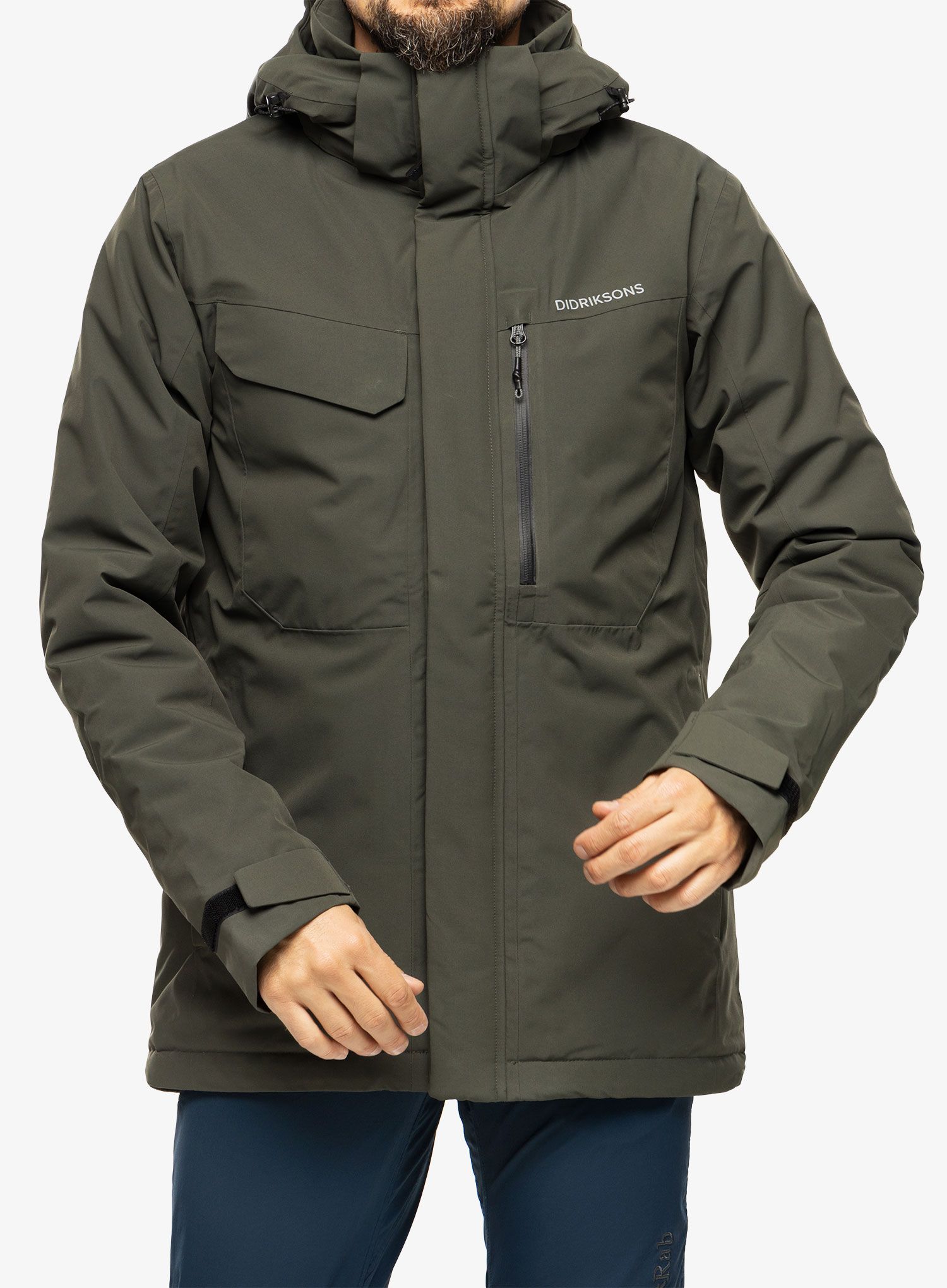 Sintetična jakna Didriksons Stefan Jacket - deep green