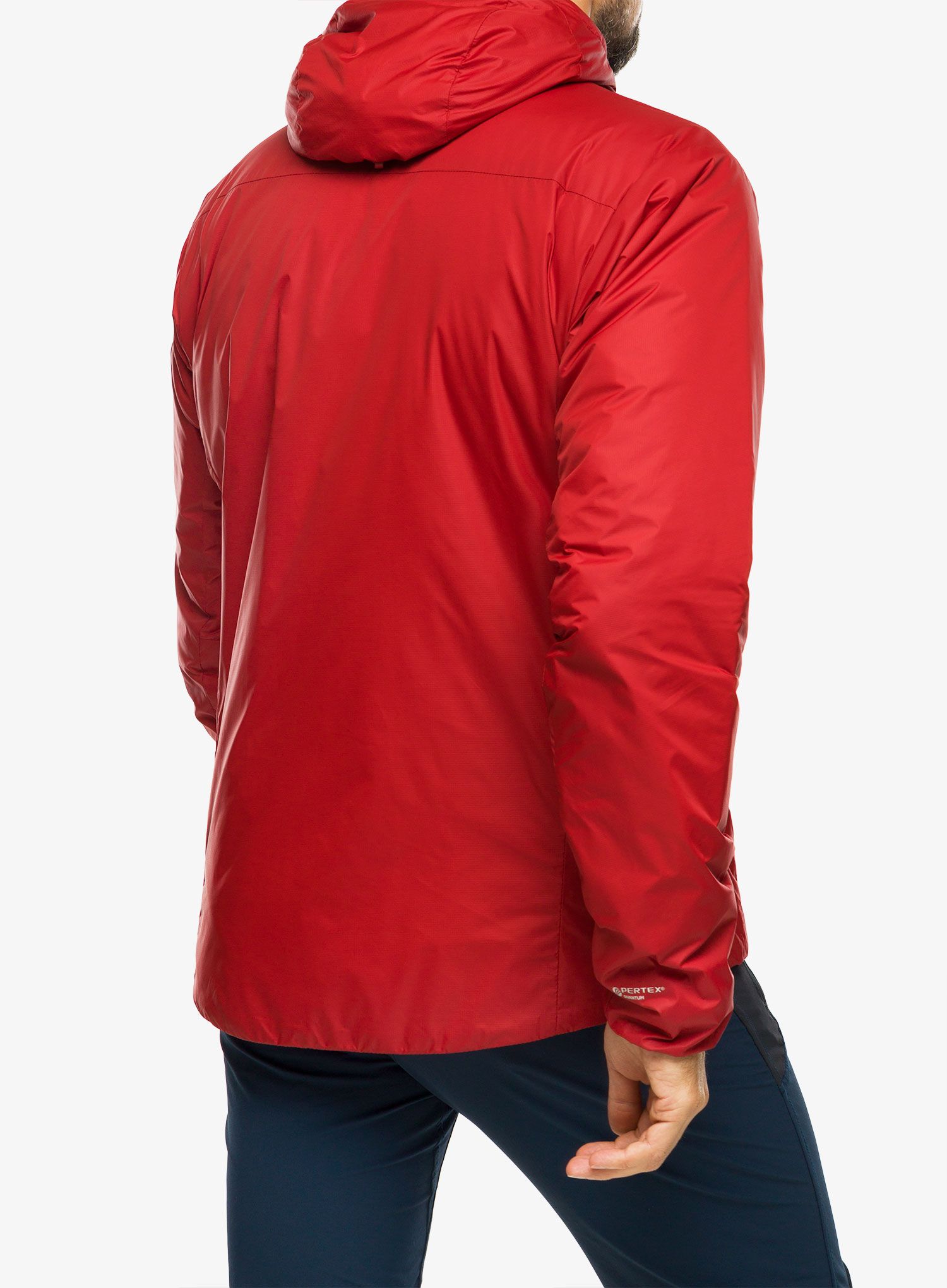 Sintetična jakna Montane Respond Hoodie - acer red
