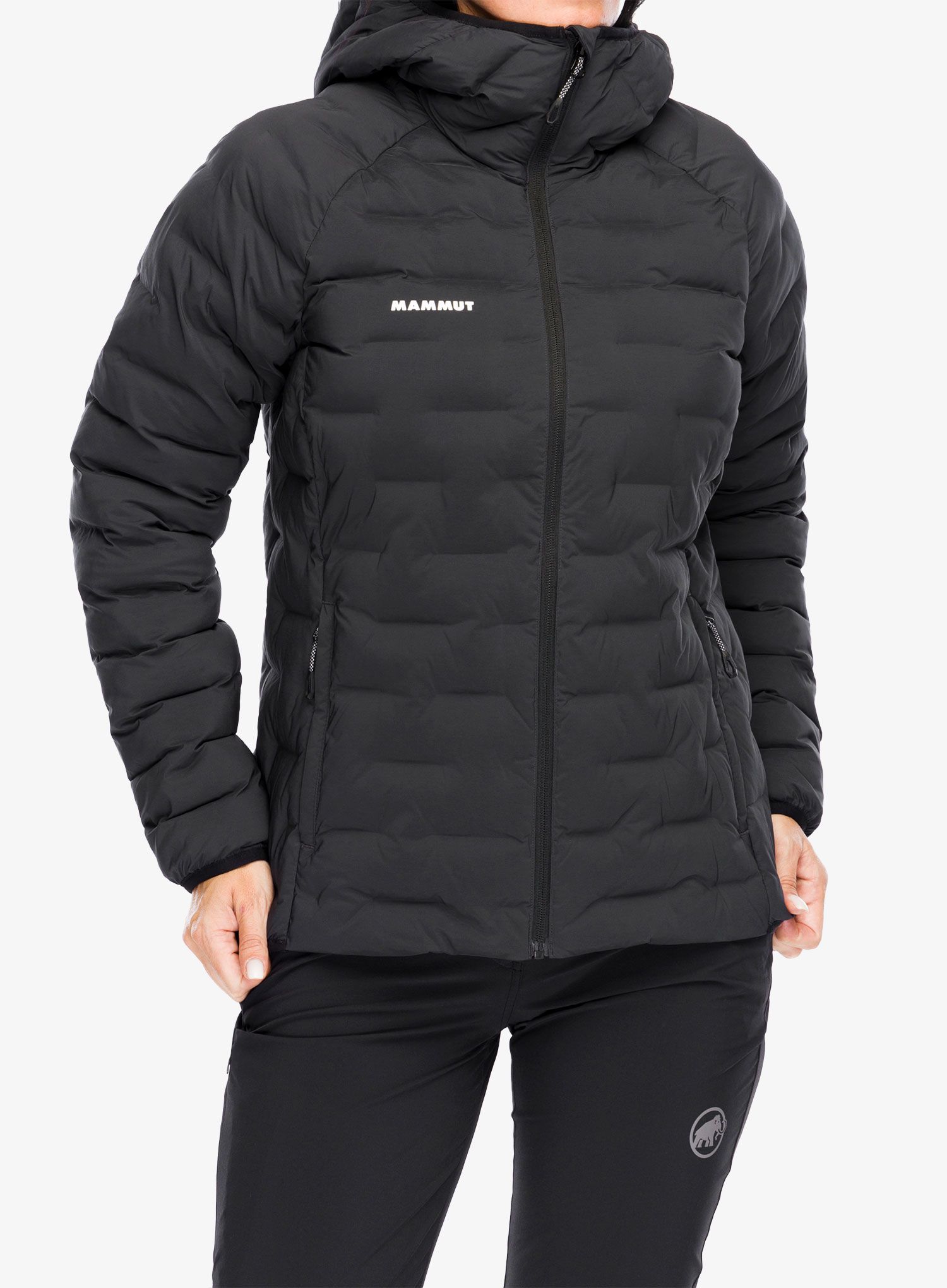Ženska sintetična jakna Mammut Sender IN Hooded Jacket - black