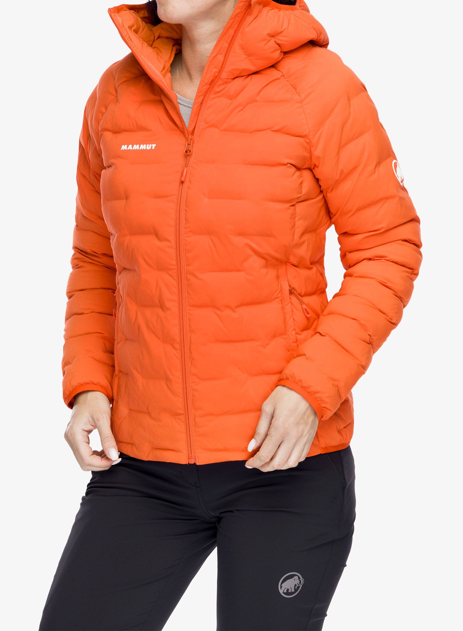 Ženska sintetična jakna Mammut Sender IN Hooded Jacket - mammut red